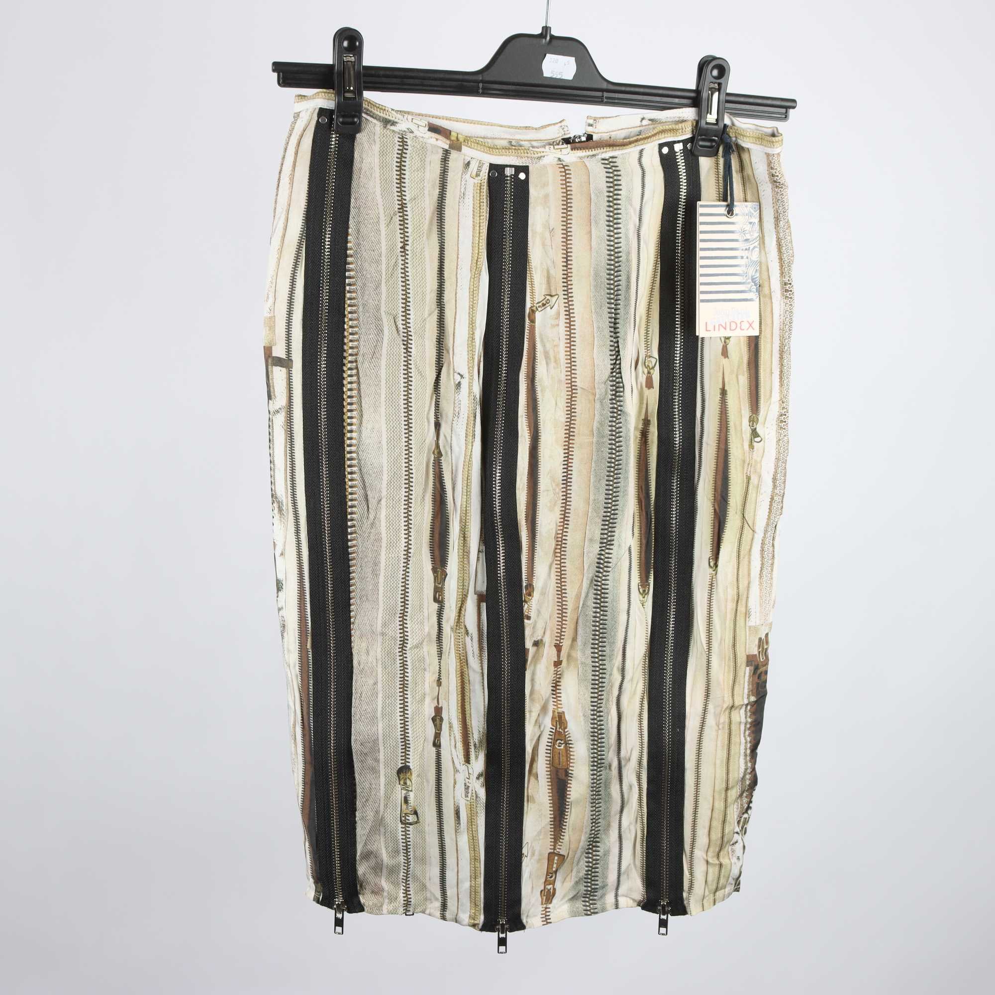 Kjol, Jean Paul Gaultier x Lindex, beige, stl. 38.