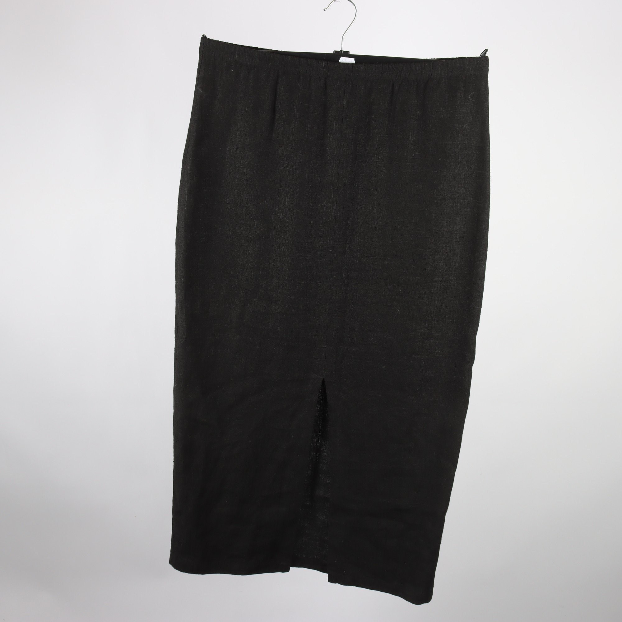 Kjol, Ralston, svart, lin, stl. M.