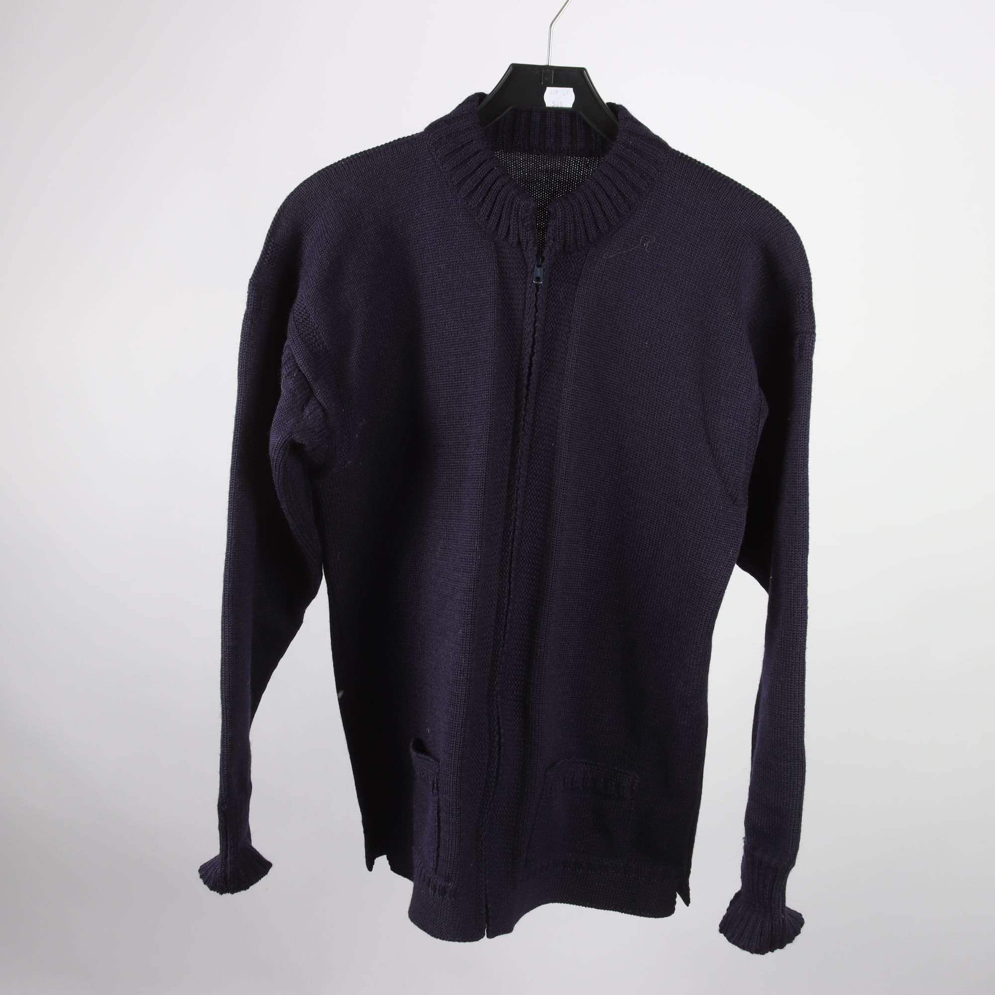 Tröja, Channel Islands x Le Tricoteur, blå, ull, stl. ca. S/M