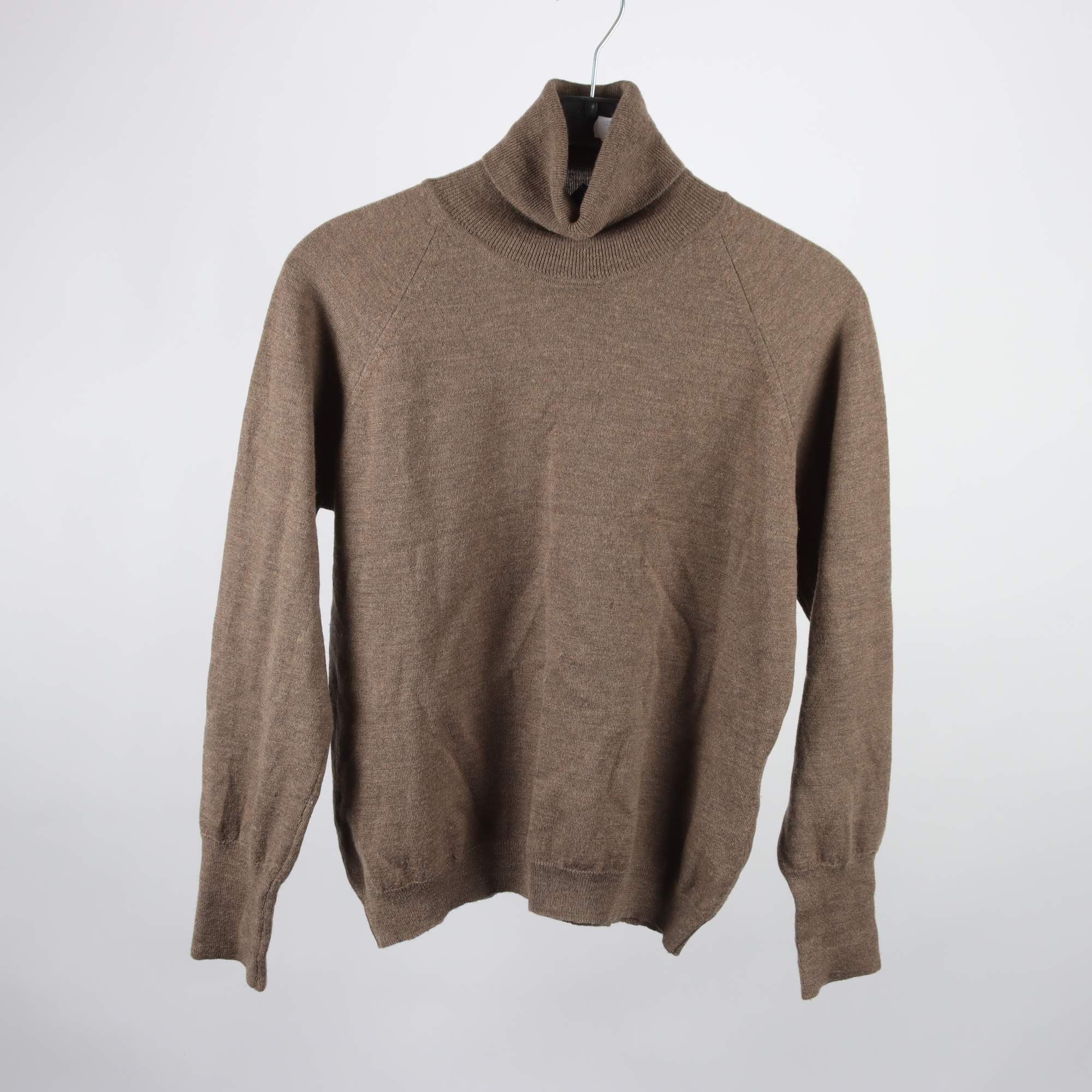 Polotröja, Gant, brun, ull, stl. XL.