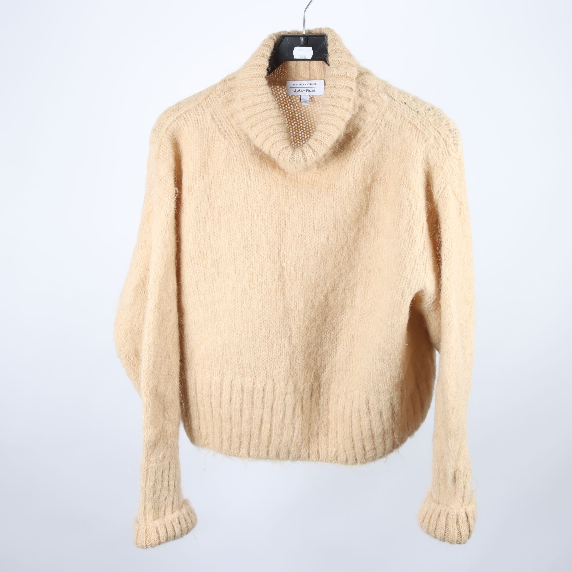 Tröja,& Other Stories, beige, ull, alpaca, stl. L.