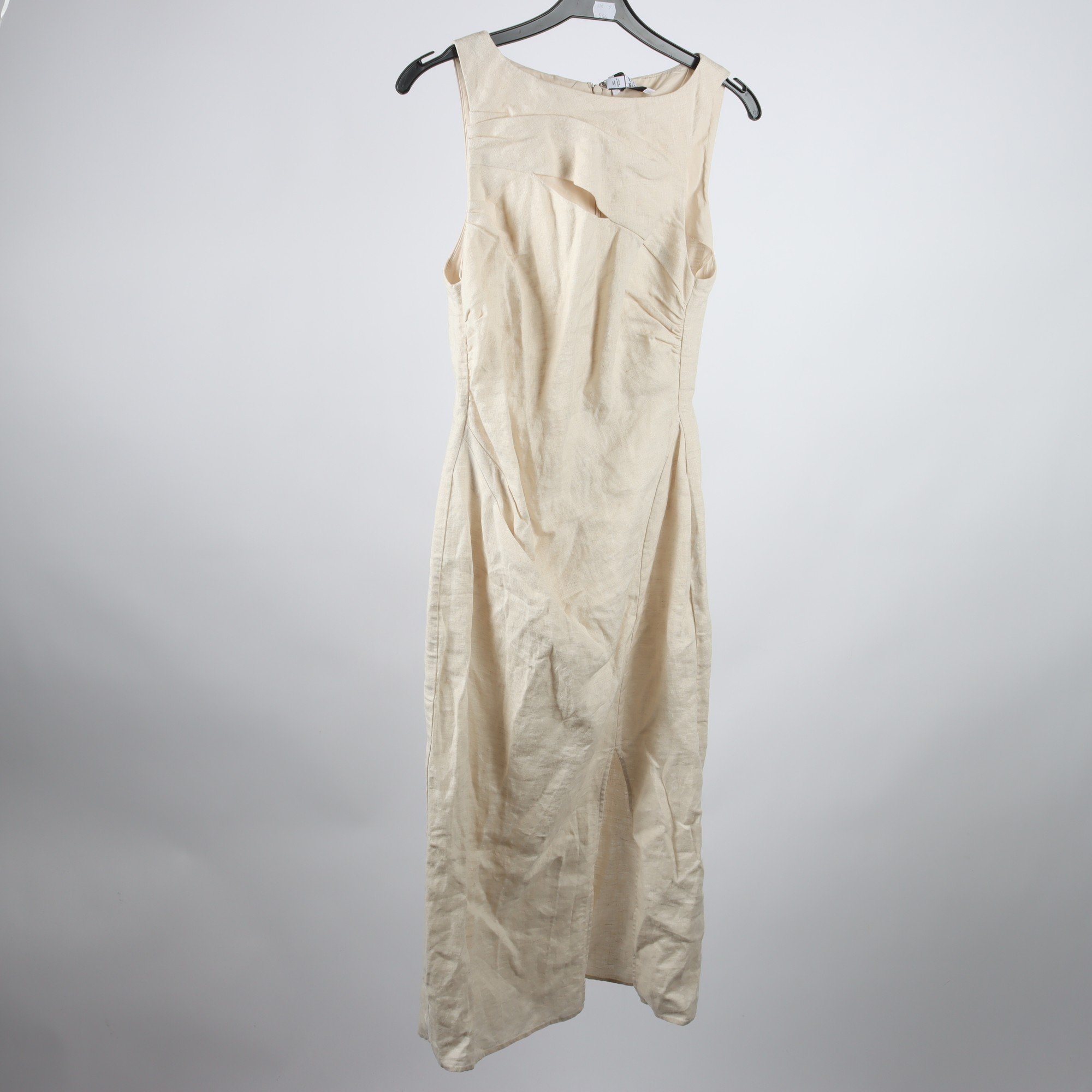 Klänning, & Other Stories, beige, lin, stl. 36.