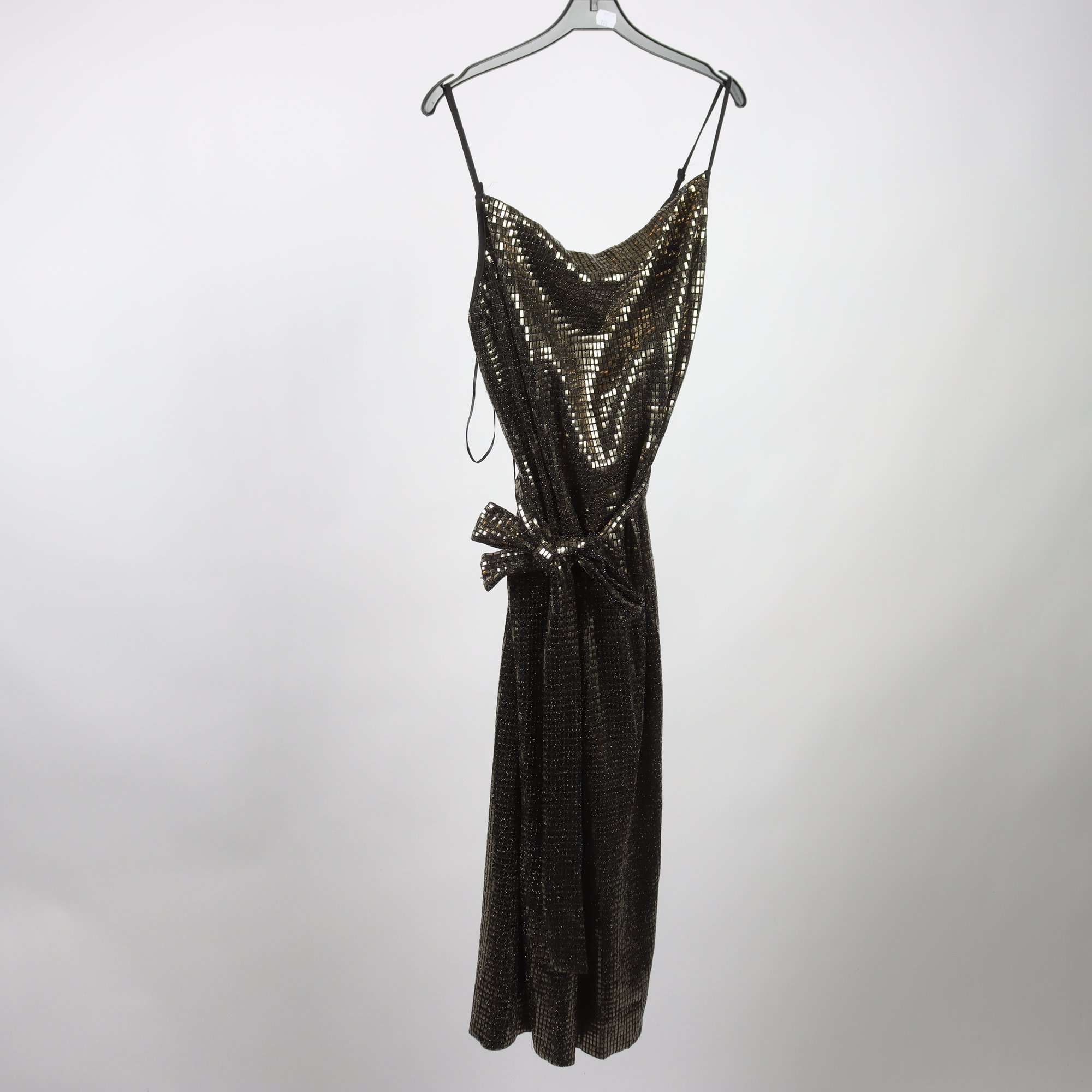 Klänning, Y.A.S, svart, guld, stl. M