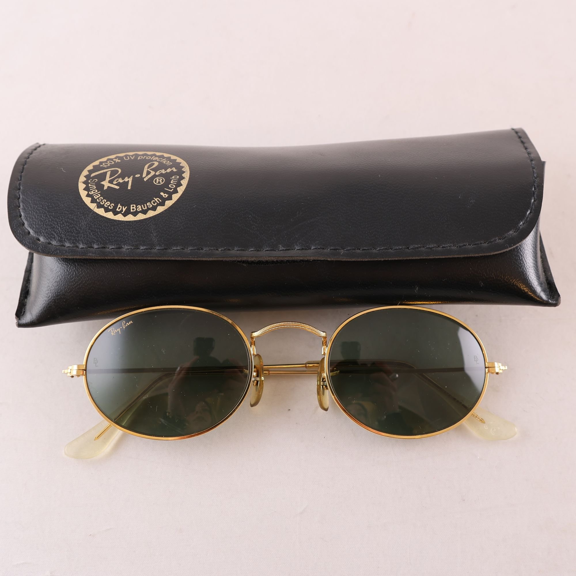 Solglasögon, metall, B&L Ray Ban, vintage