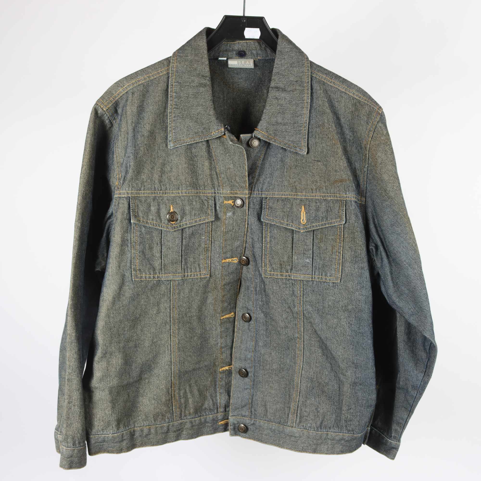 Jeansjacka, Seal, blå, stl. 50.
