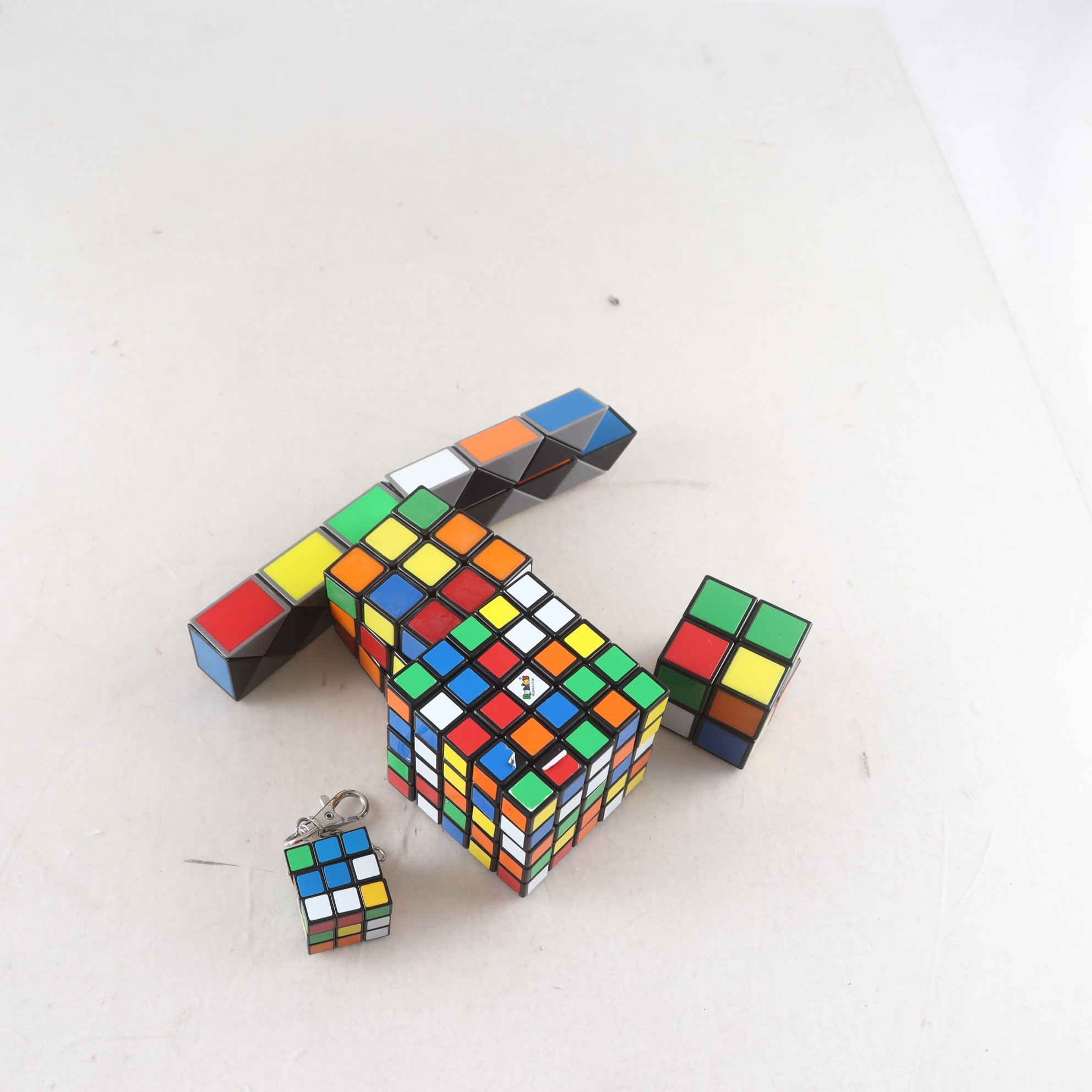 Kuber, Rubiks kube, blandat.