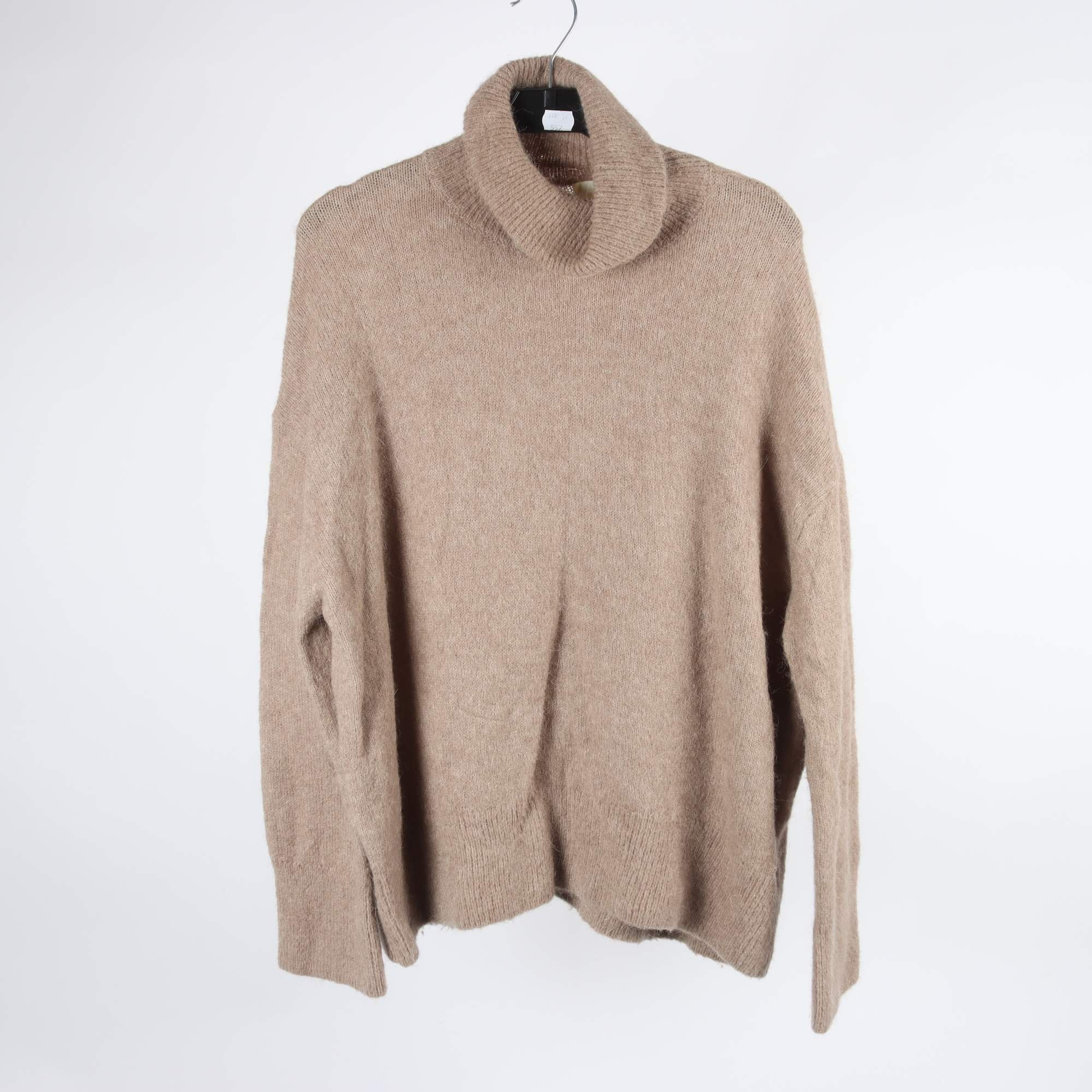 Tröja, H&M, beige, ull, alpaca, stl. S.