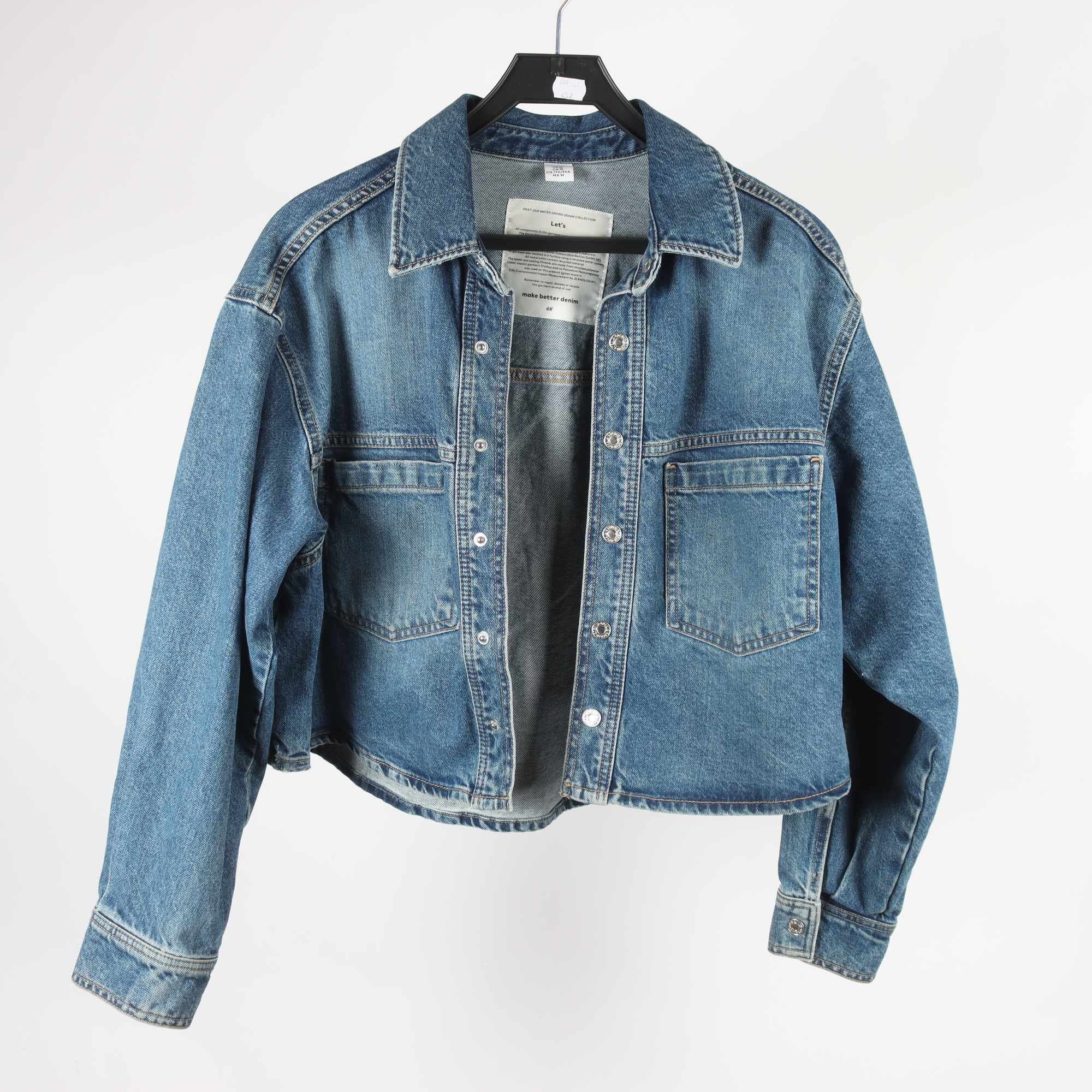 Jeansjacka, H&M, blå, stl. M.