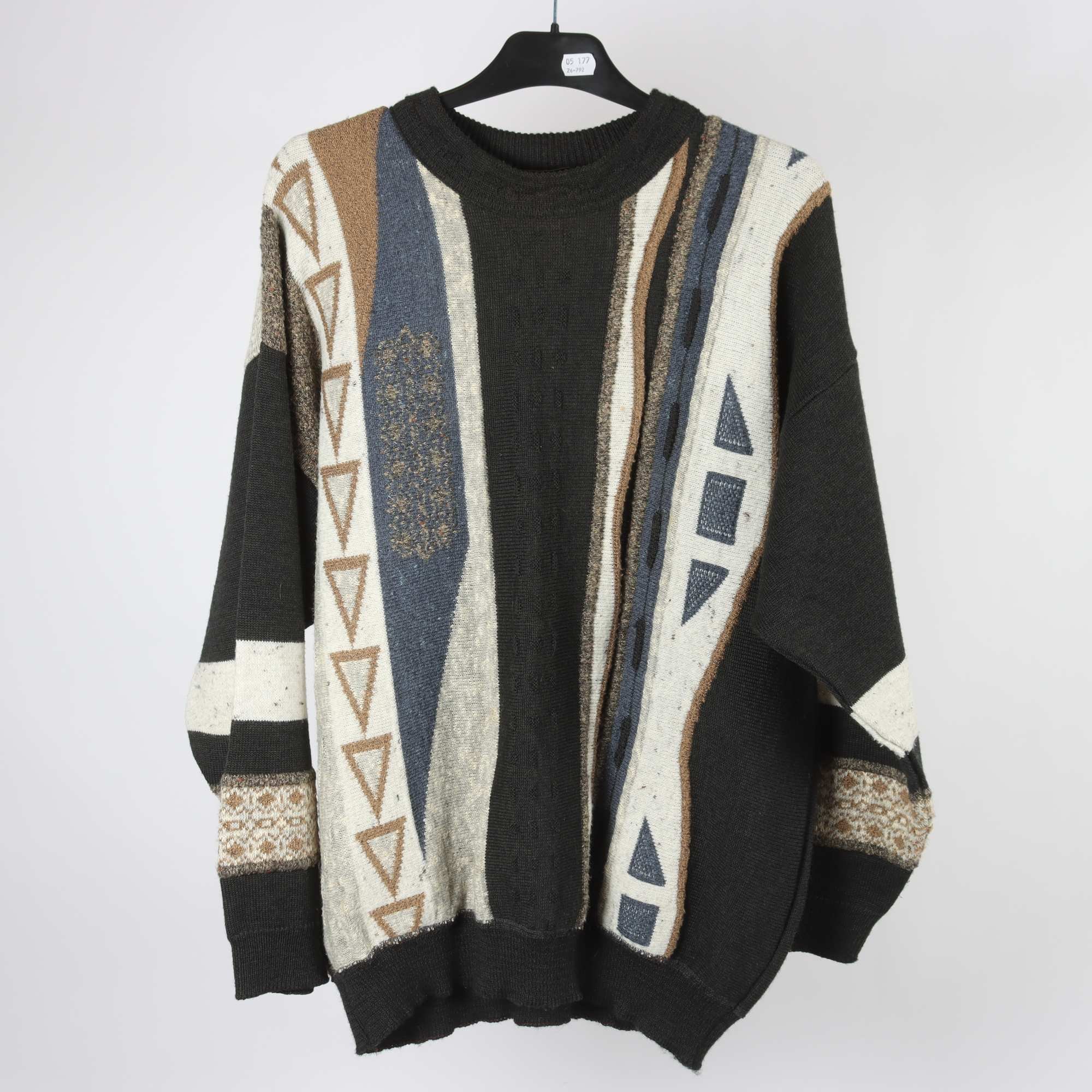 Stickad tröja, Fischer, vintage, stl. 52