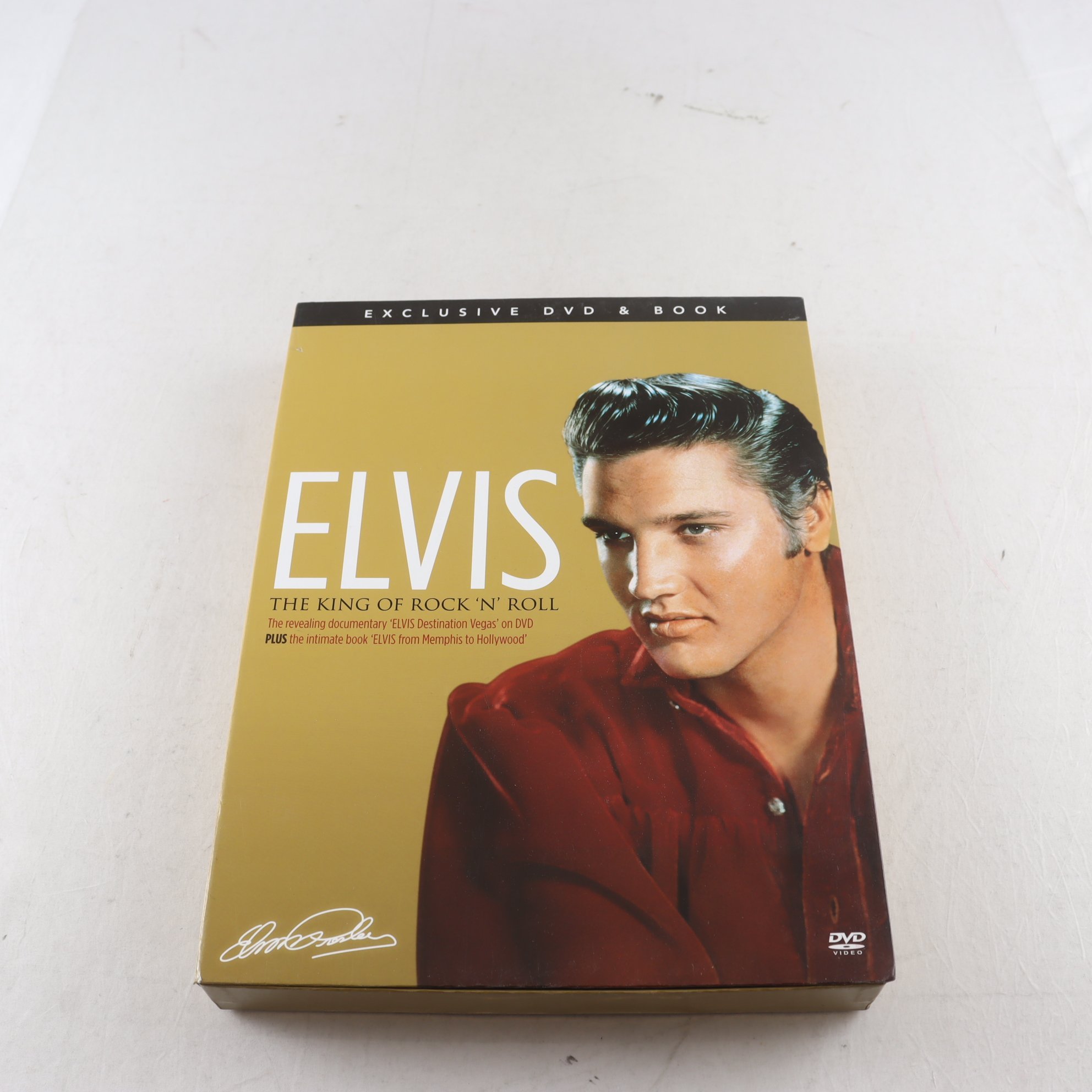 DVD+Bok Elvis, The King of Rock and Roll