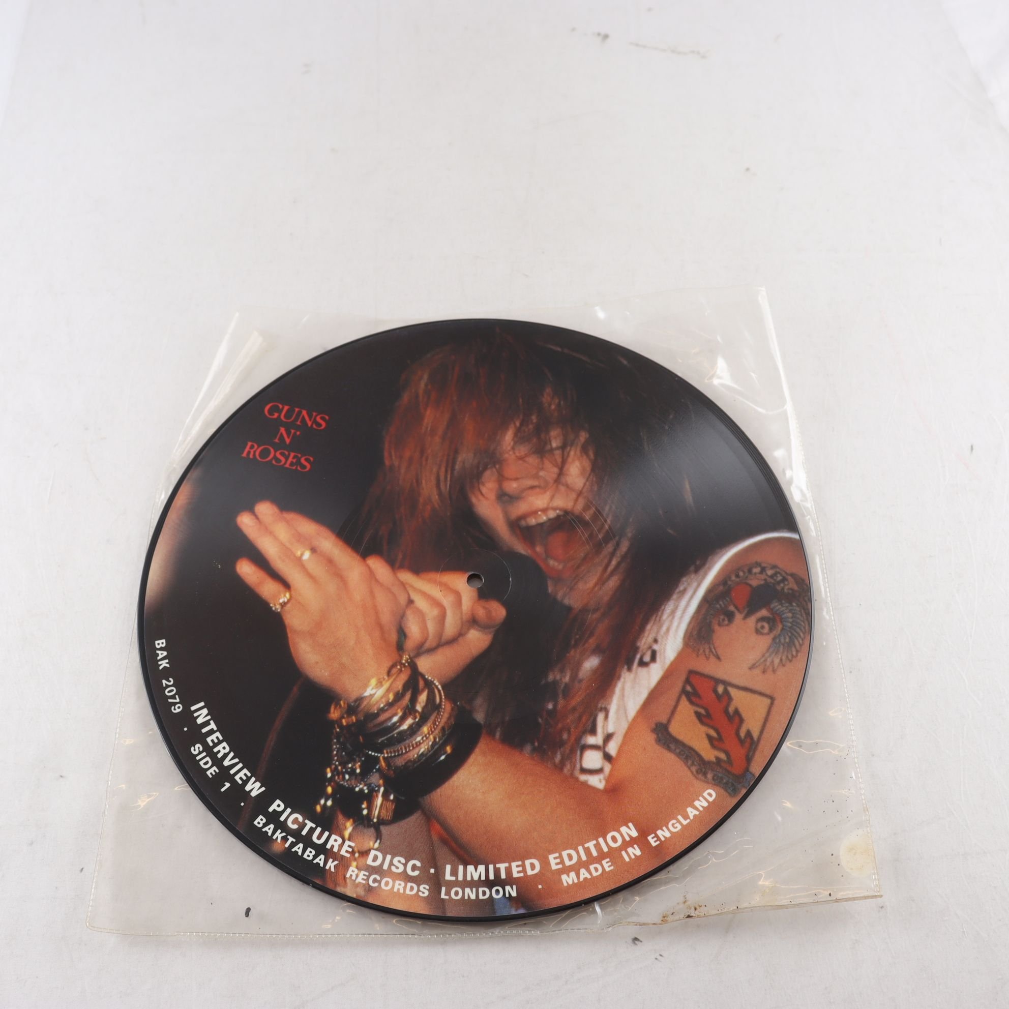 LP Guns N’ Roses, Limited Edition Interview Picture Disc