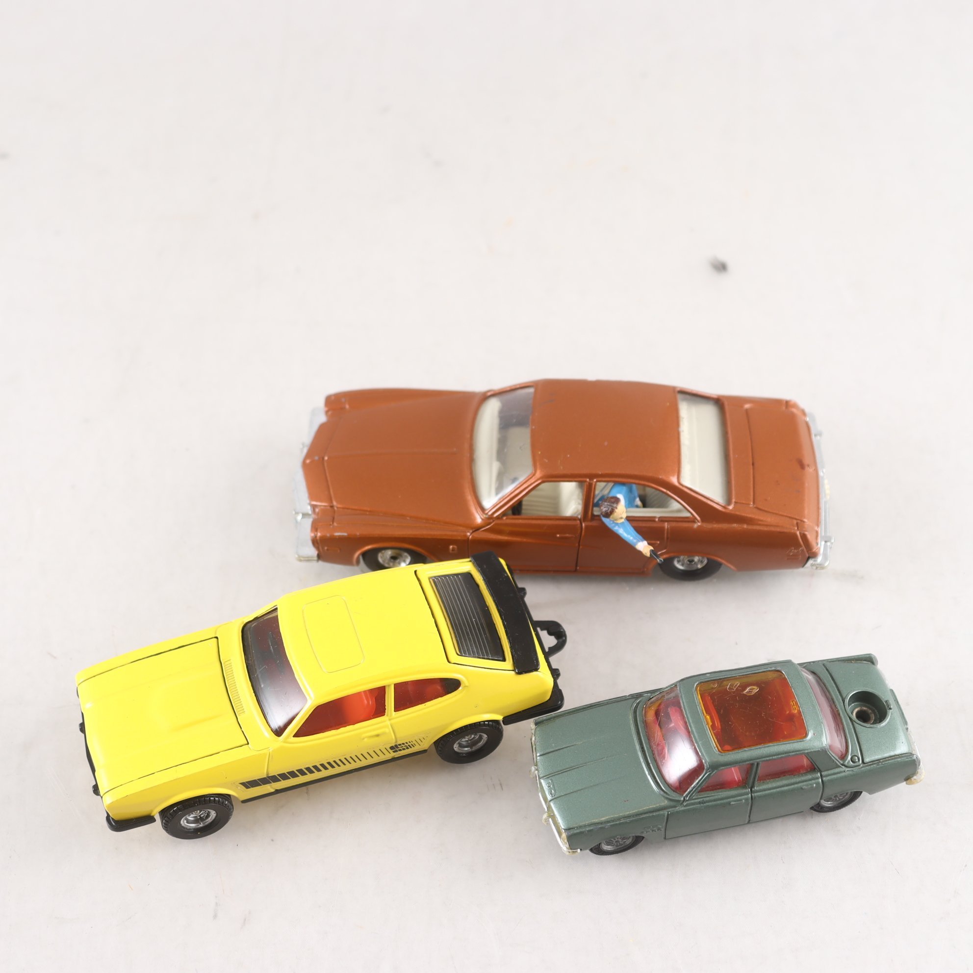 Bilar, Corgi, 3st i metal.retro.