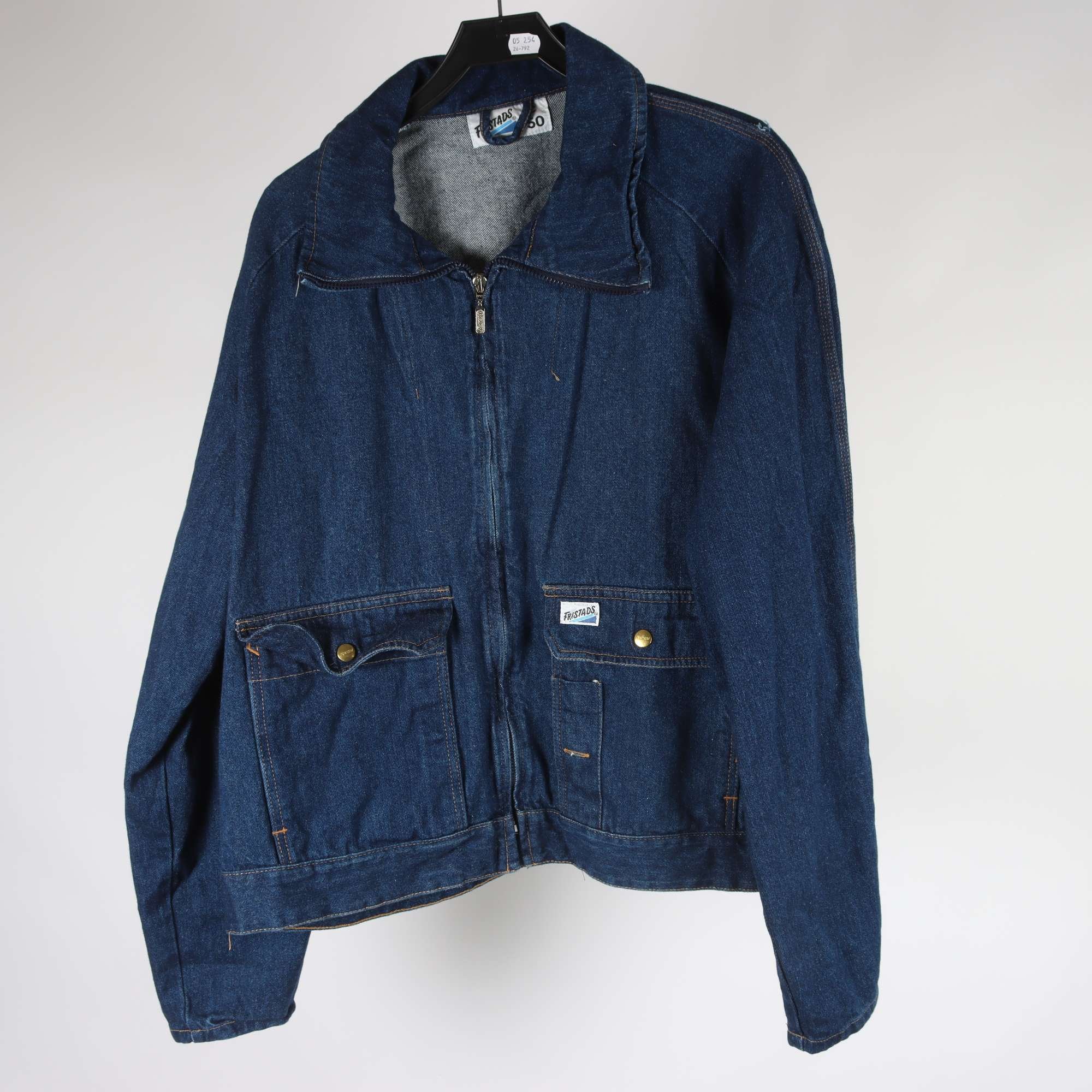 Arbetsjacka i denim, Fristads, stl. 50
