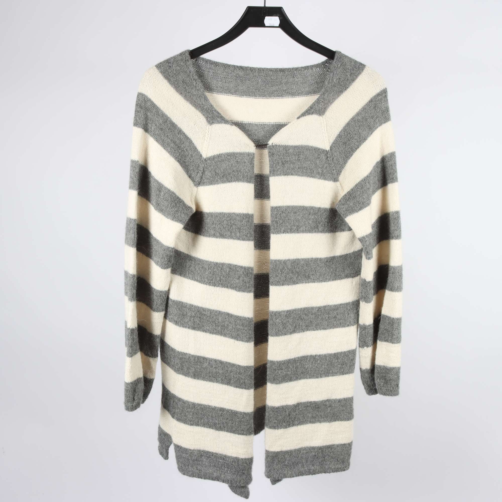 Kofta, Okänd, grå, beige, stl. ca. S/M.