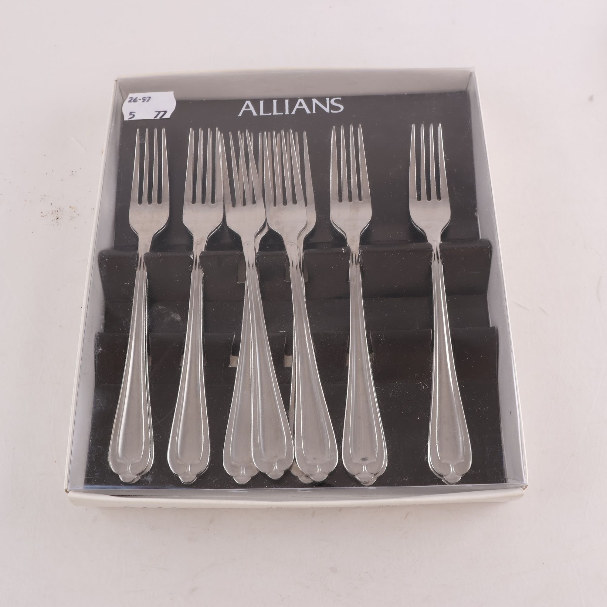 Bestick, Åhléns, Allians, gaffar, 12 st