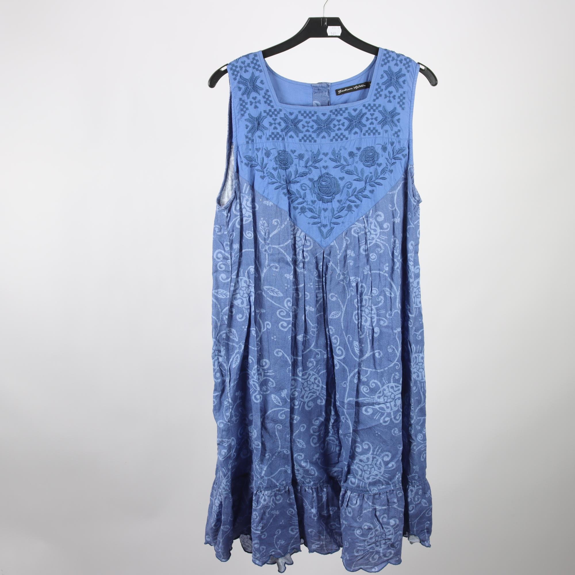 Klänning, Gudrun Sjödèn, blå, stl. M