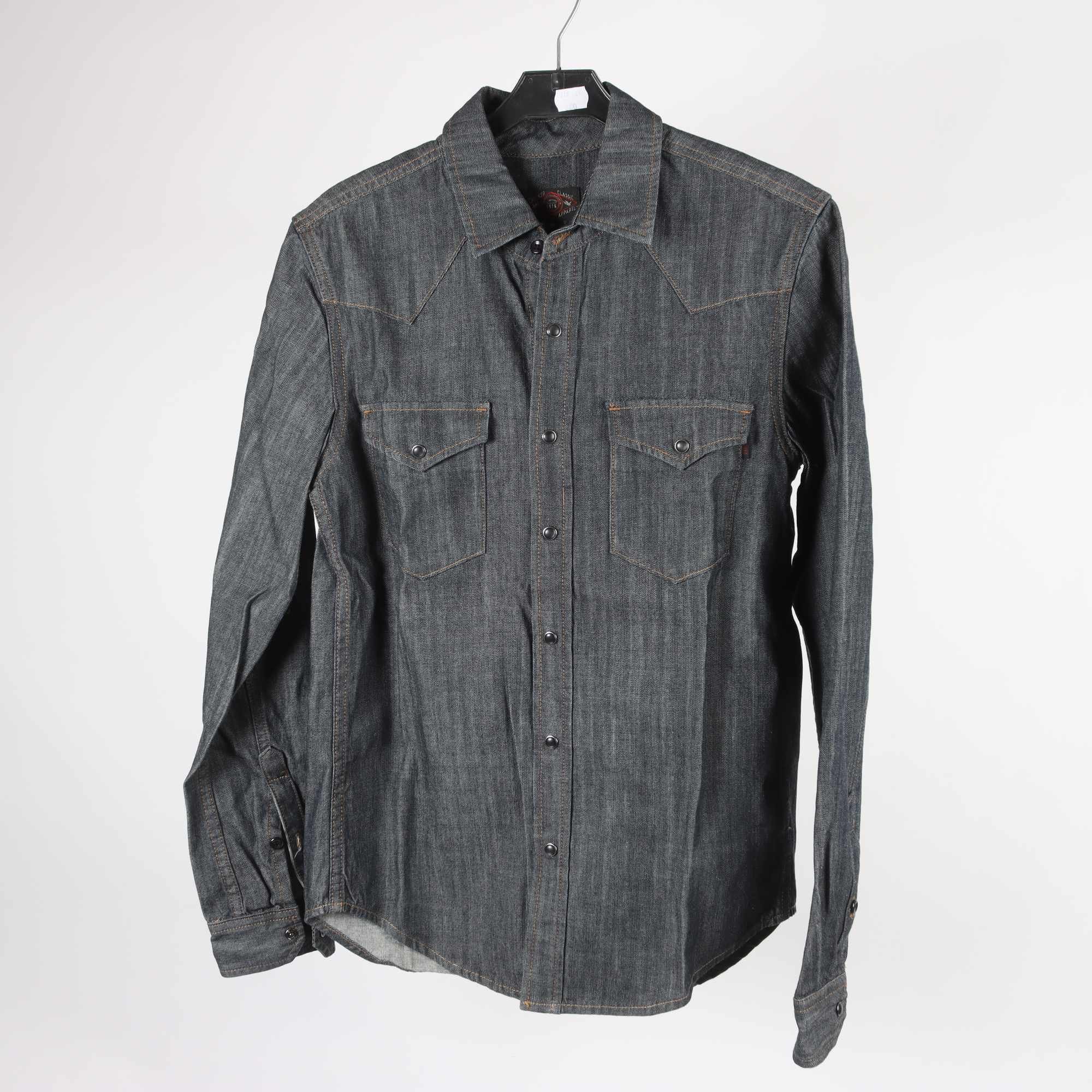 Jeansskjorta, Crocker, blå, stl. XS.