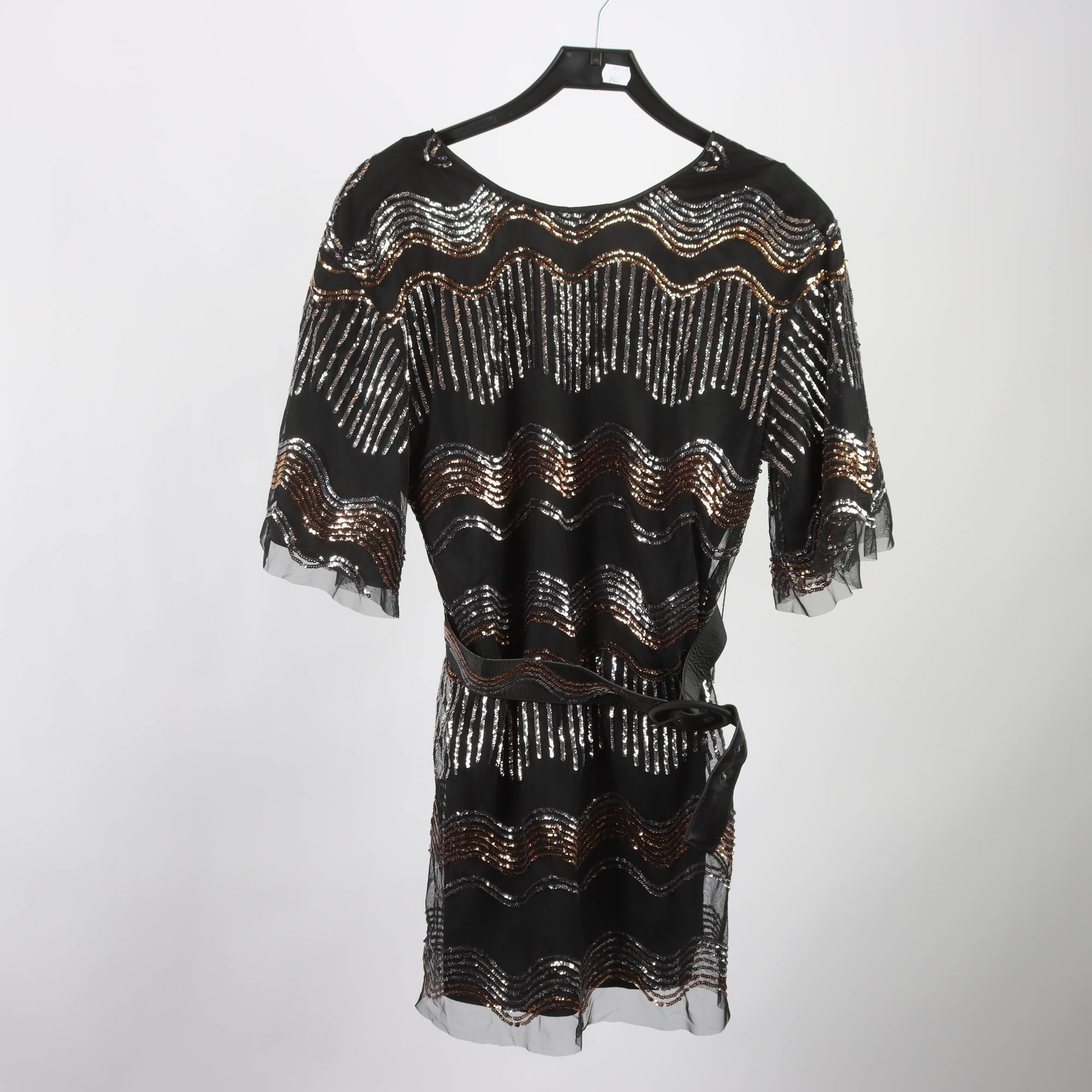 Klänning, & Other Stories, svart, paljetter, stl. 38