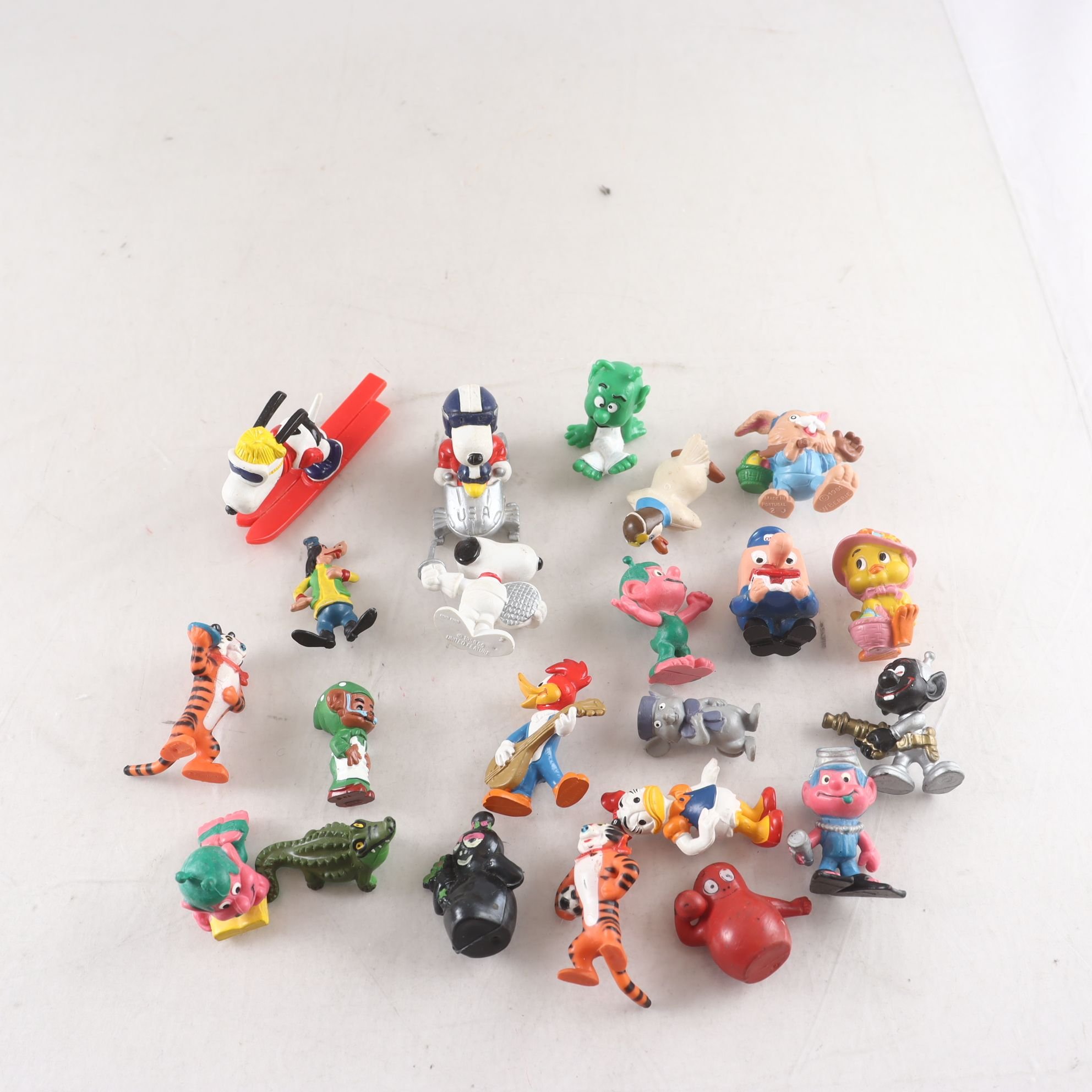 Figurer, Tecknade figurer, blandat, retro.