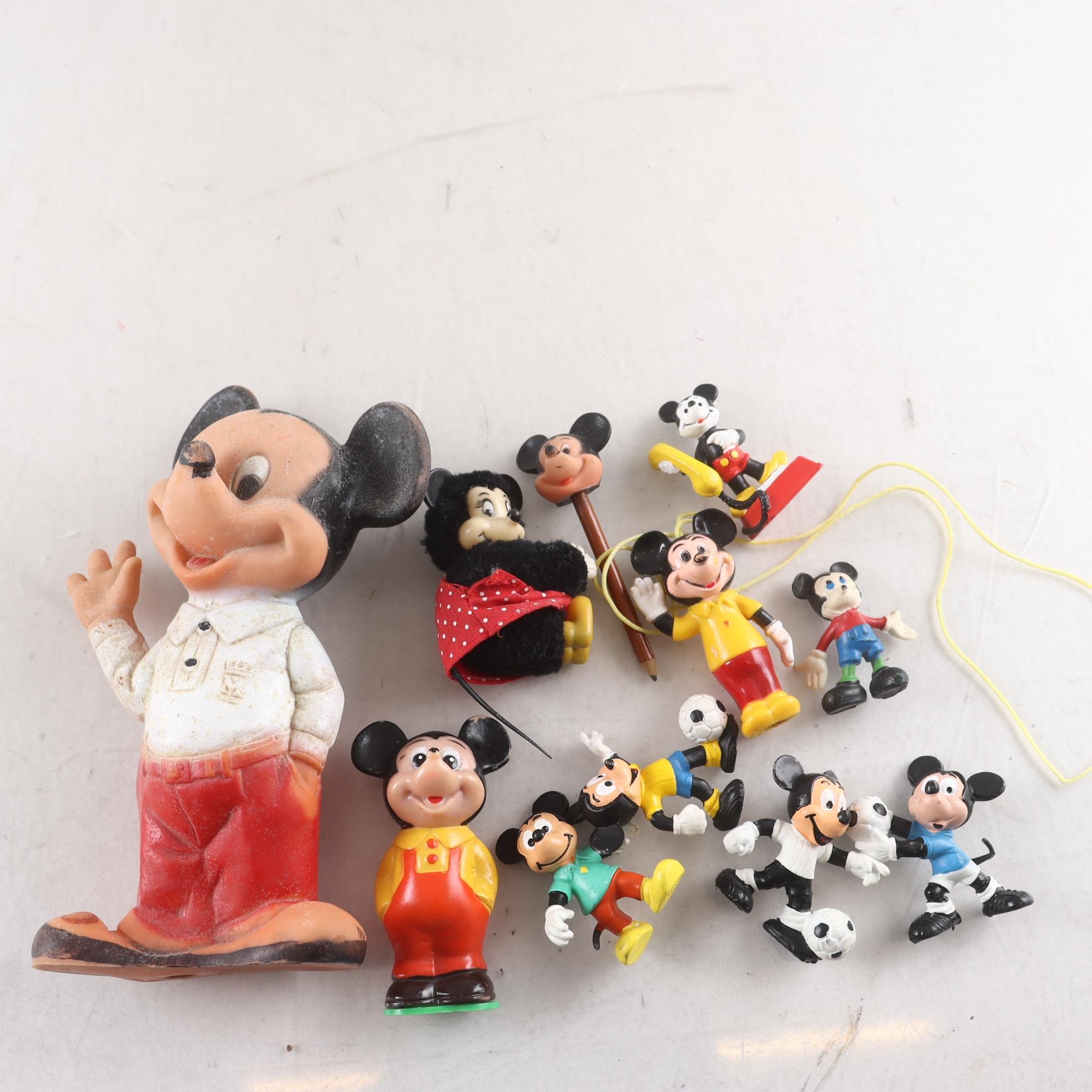 Figurer, Mussepigg, blandat, retro.