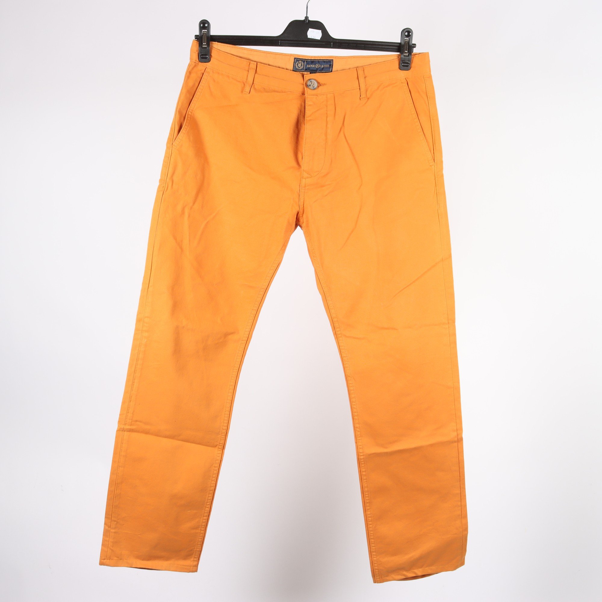 Byxor, Henri Lloyd, brandgula, stl. 34R.