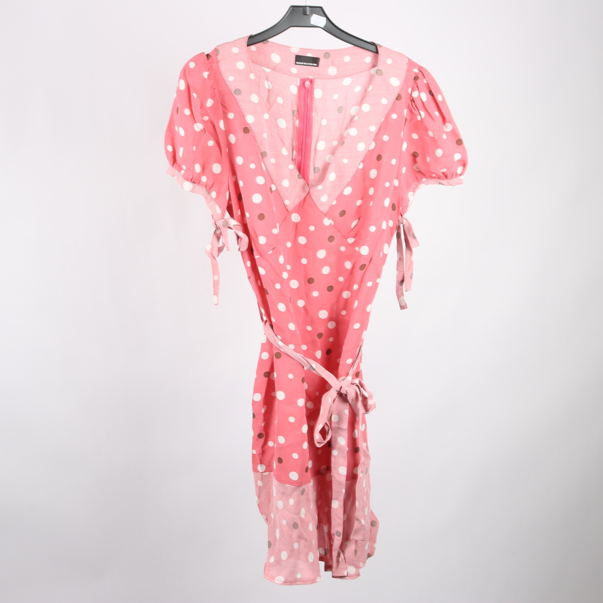 Klänning, Maria Westerlind, rosa, prickig, stl. 40
