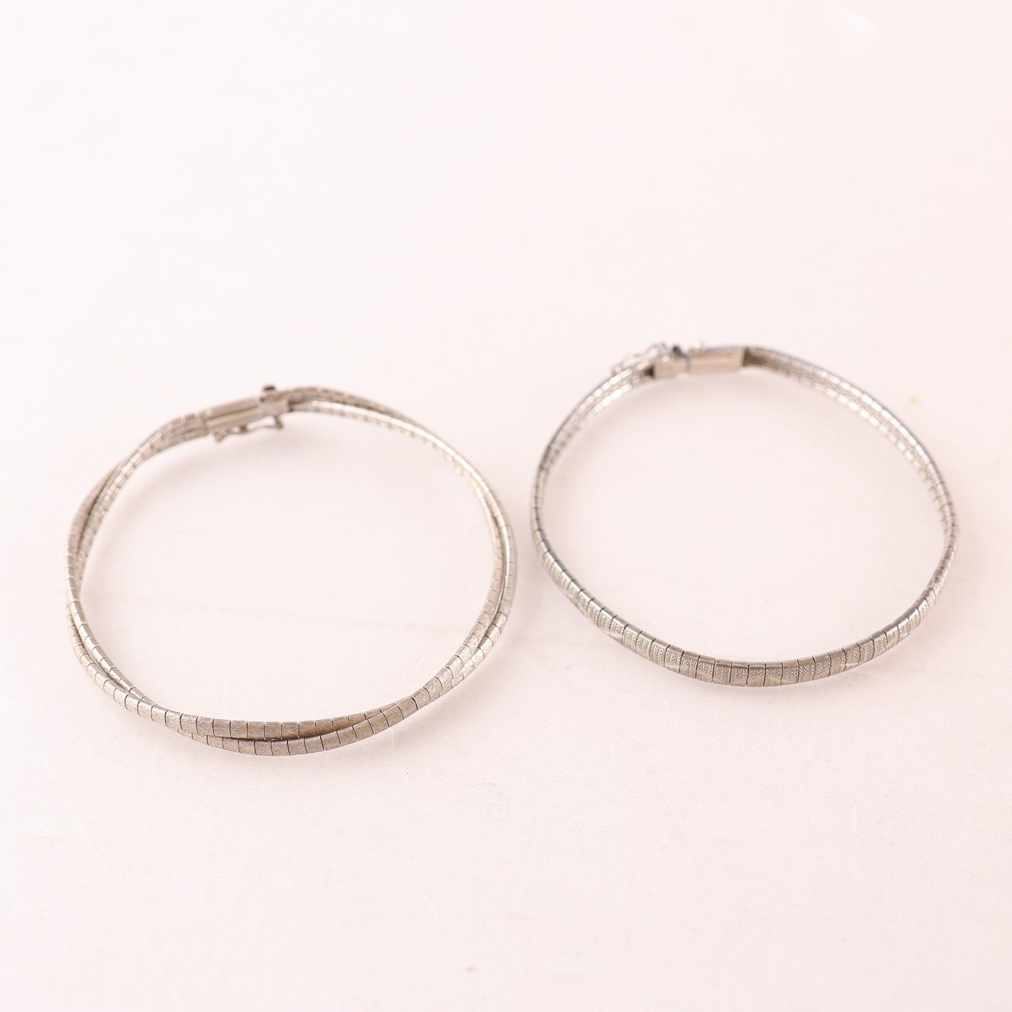 Armband, 2st, silver, brv: 19.2g
