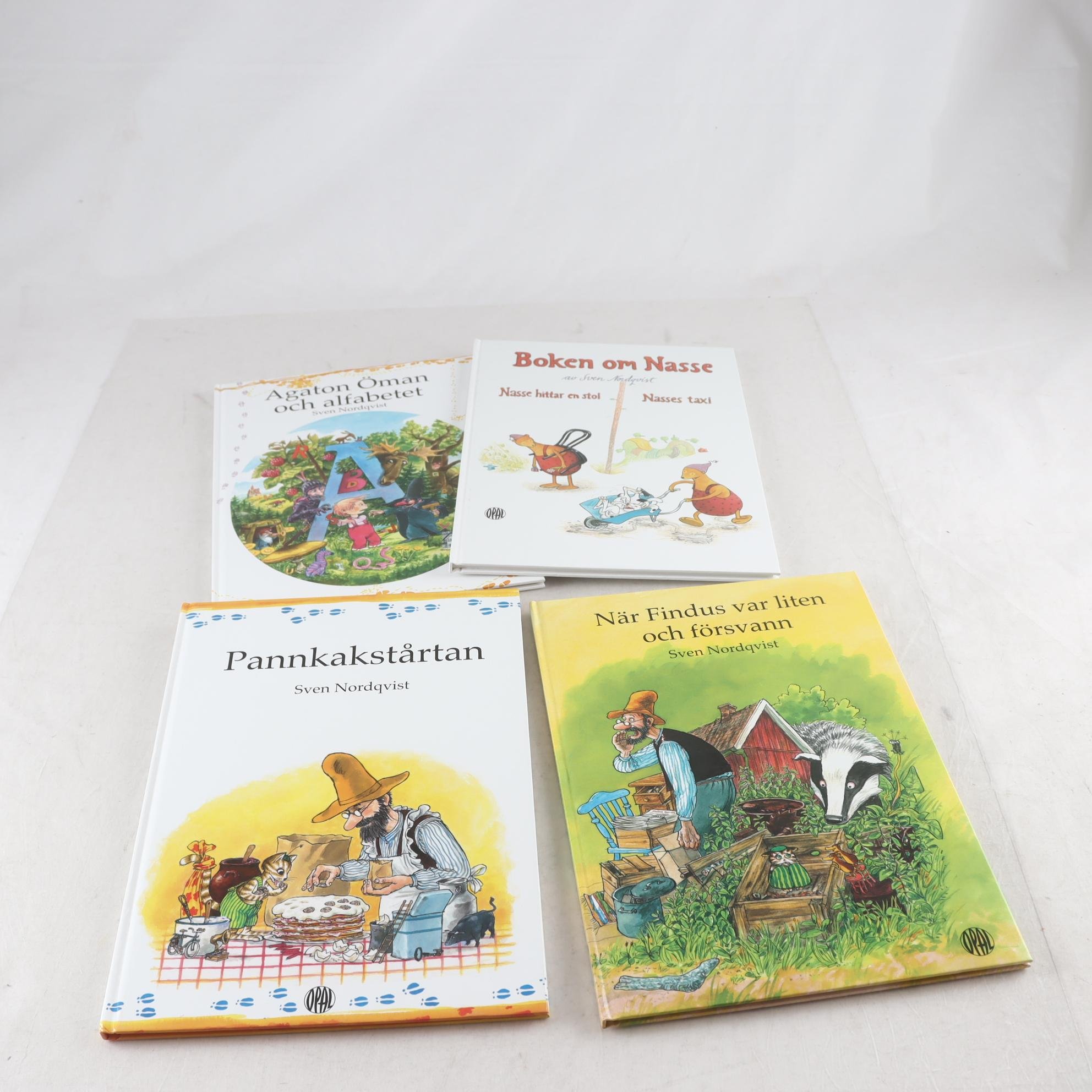 Sven Nordqvist, bokpaket med 4 volymer