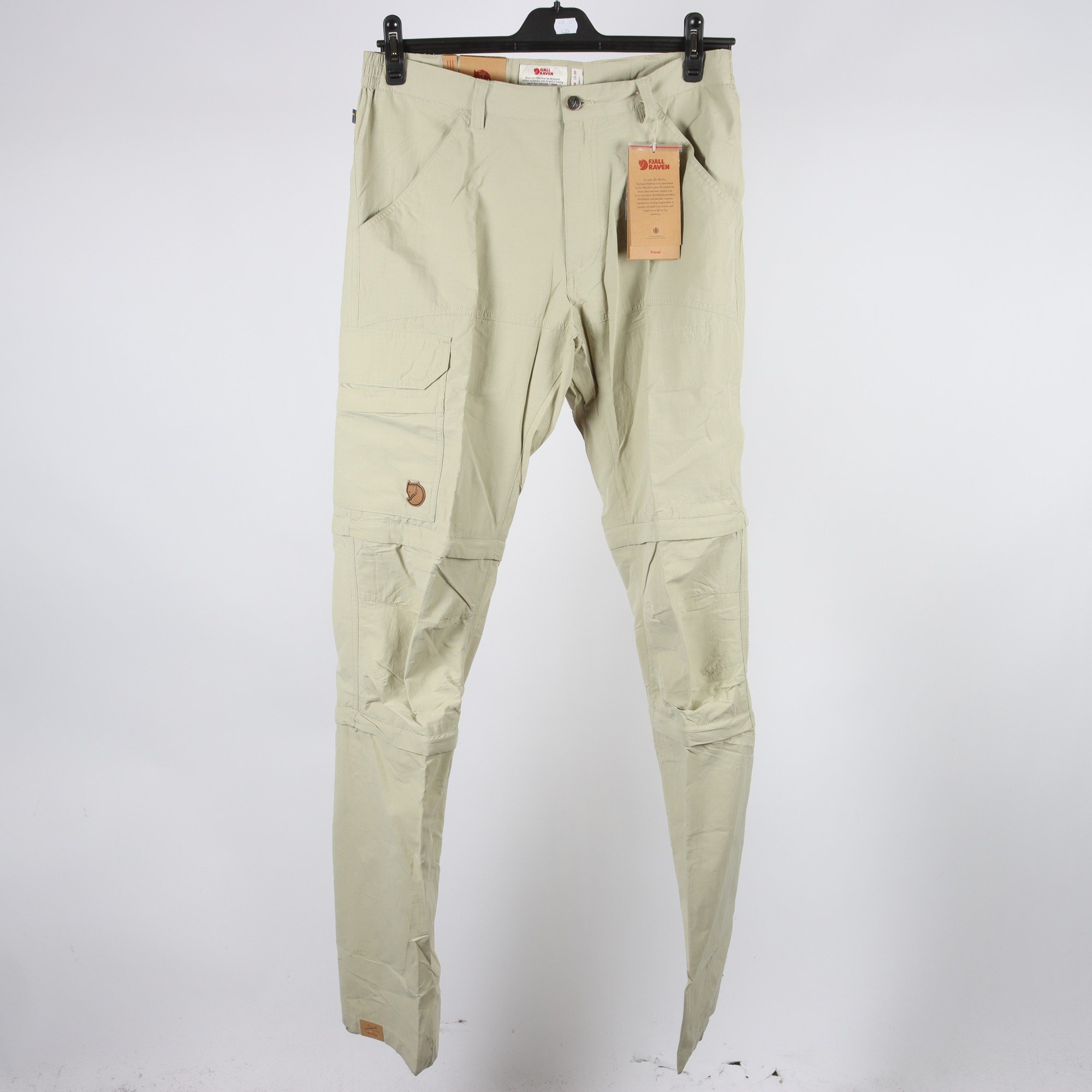 Friluftsbyxor, Fjällräven, beige, stl. 48.