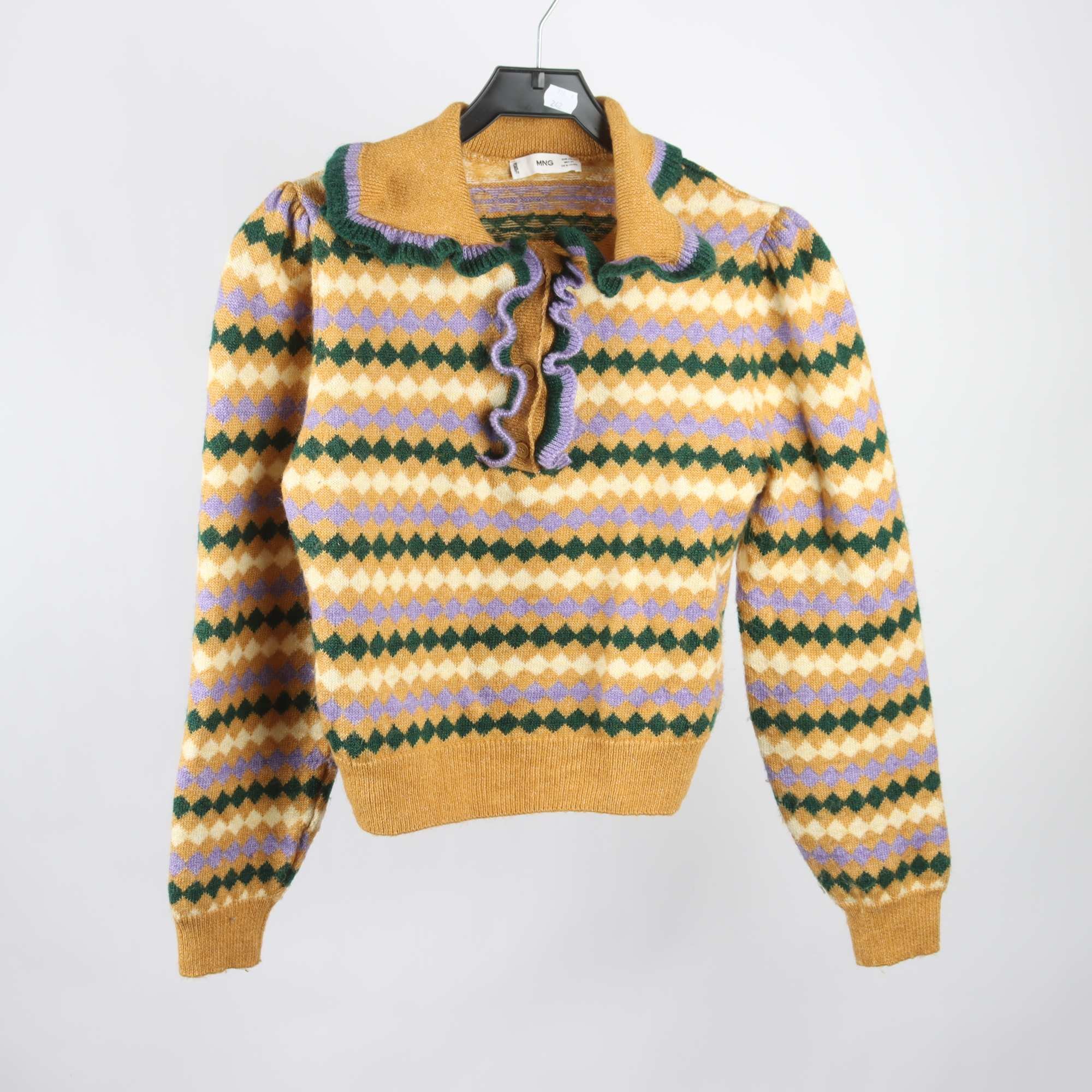 Tröja, Mango, flerfärgad, mönstrad, stl. S