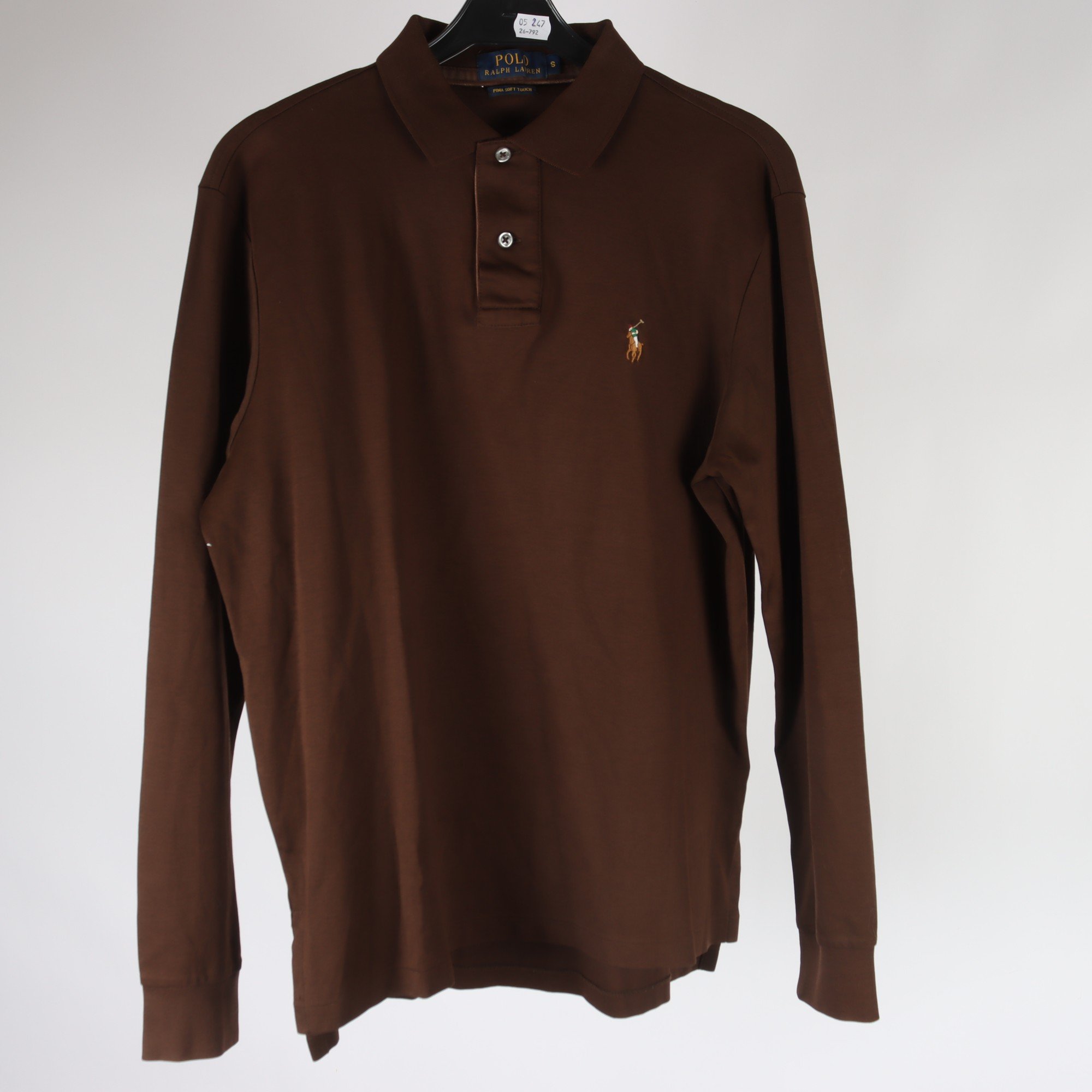 Långärmad piké, Polo Ralph Lauren, stl. S