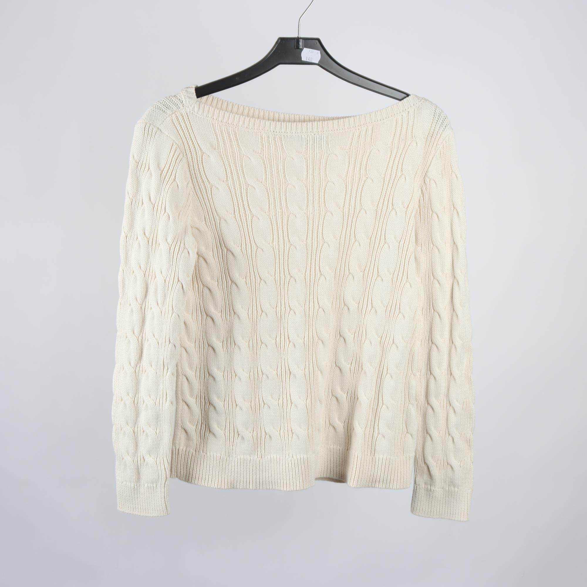 Tröja, Ralph Lauren, offwhite, stl. M