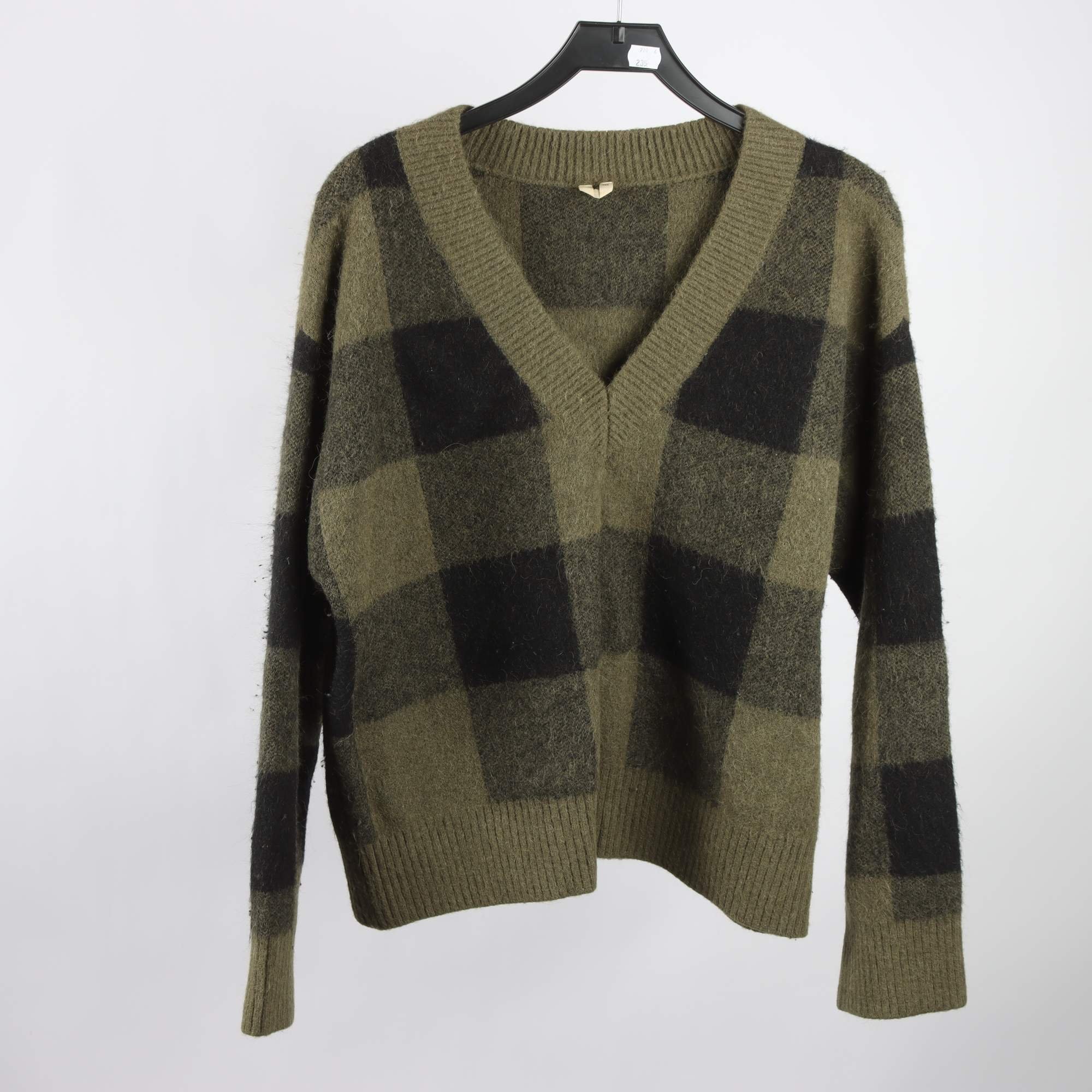 Tröja, Arket, grön, svart, stl. S