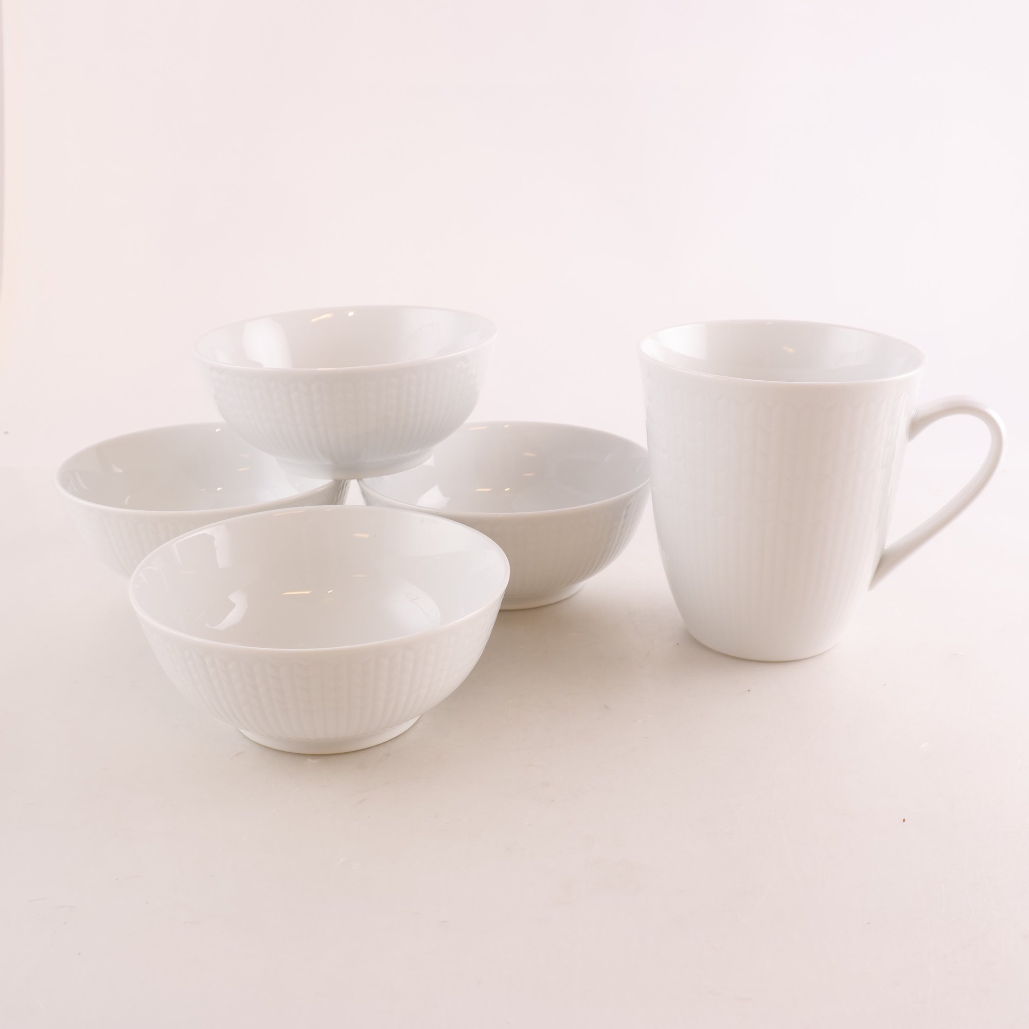 Skålar och mugg, Rörstrand Swedish Grace. Samfraktas ej