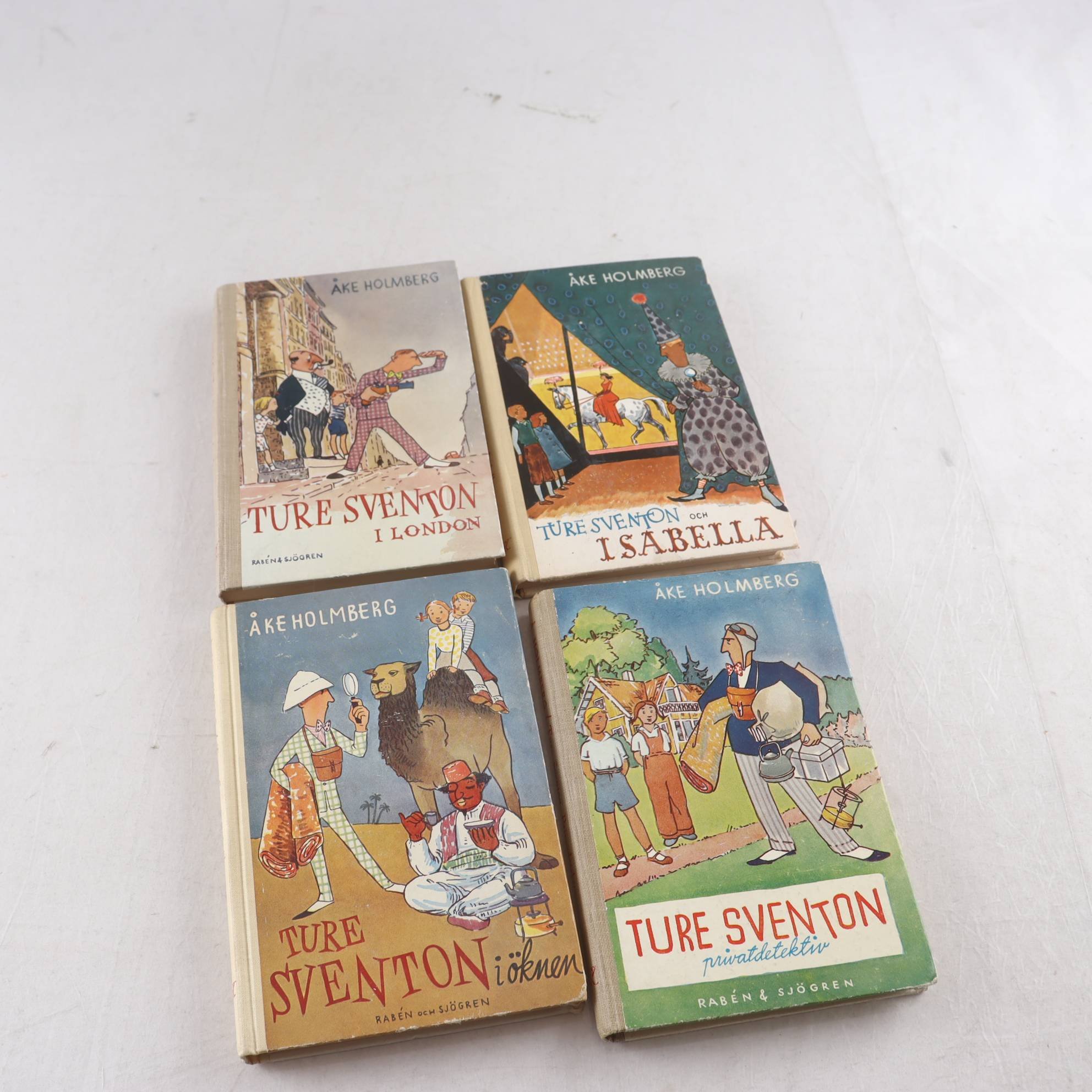 Åke Holmberg, Ture Sventon, bokpaket med 4 volymer
