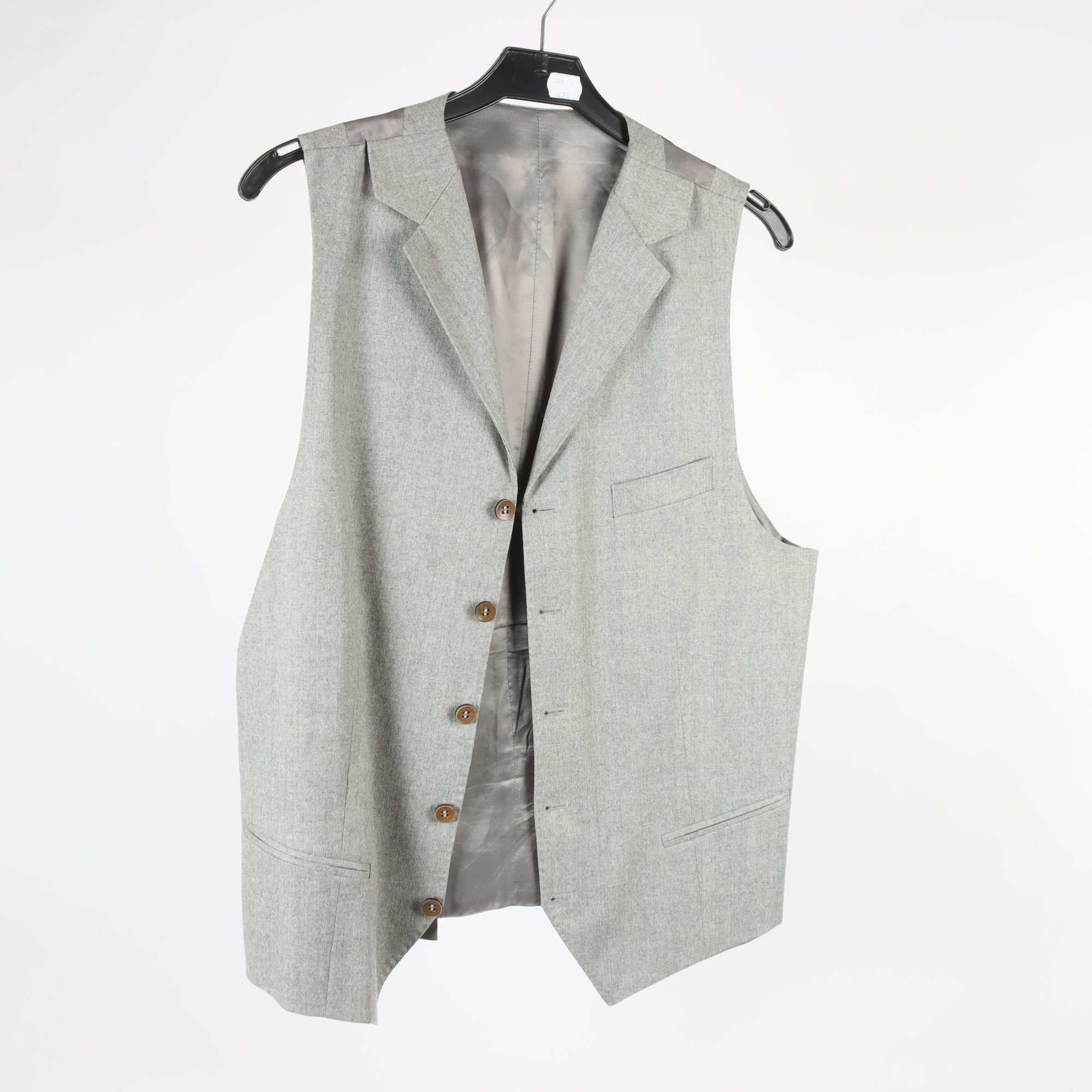 Väst, Cavaliere, grå, ull, stl. 48.