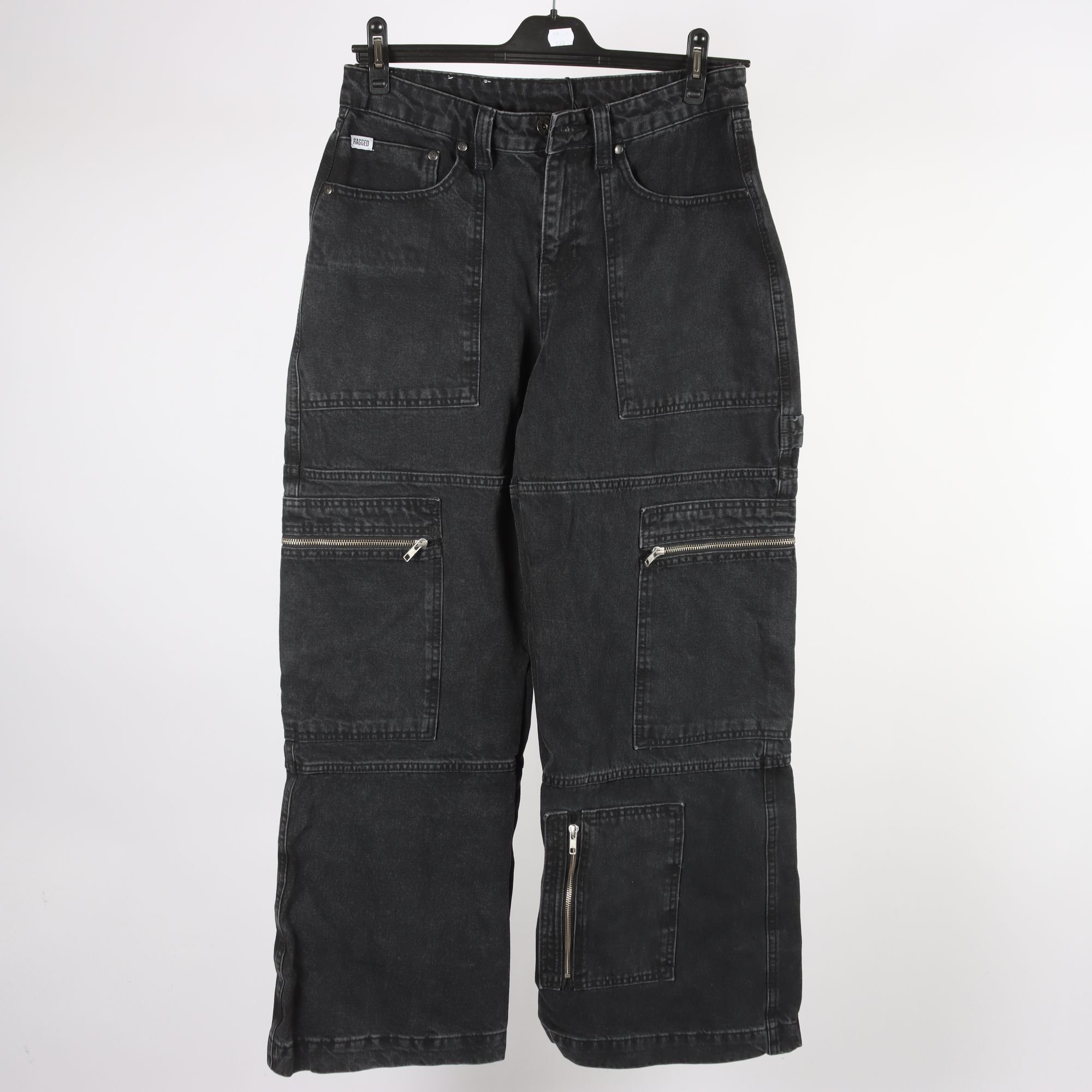 Jeans, Ragged Jeans, svart, stl. 28.