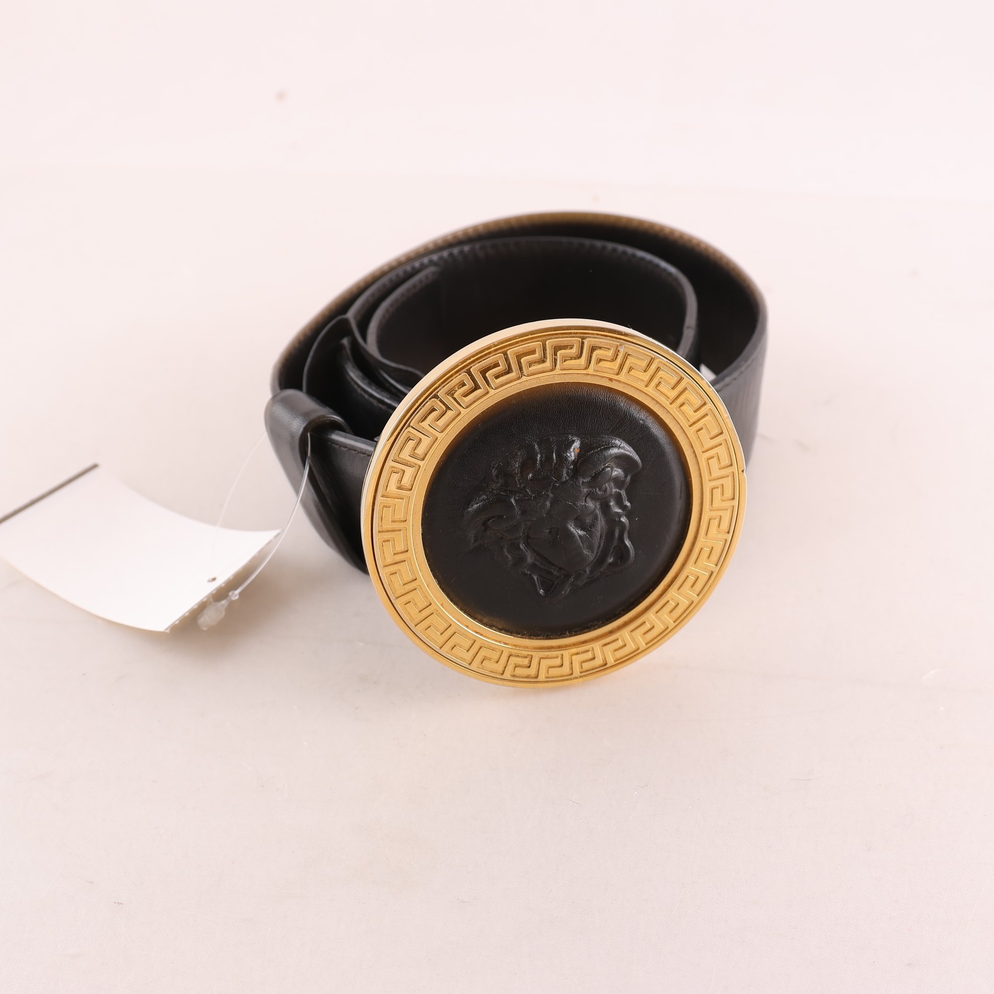 Bälte, Versace, läder, stl. 28″