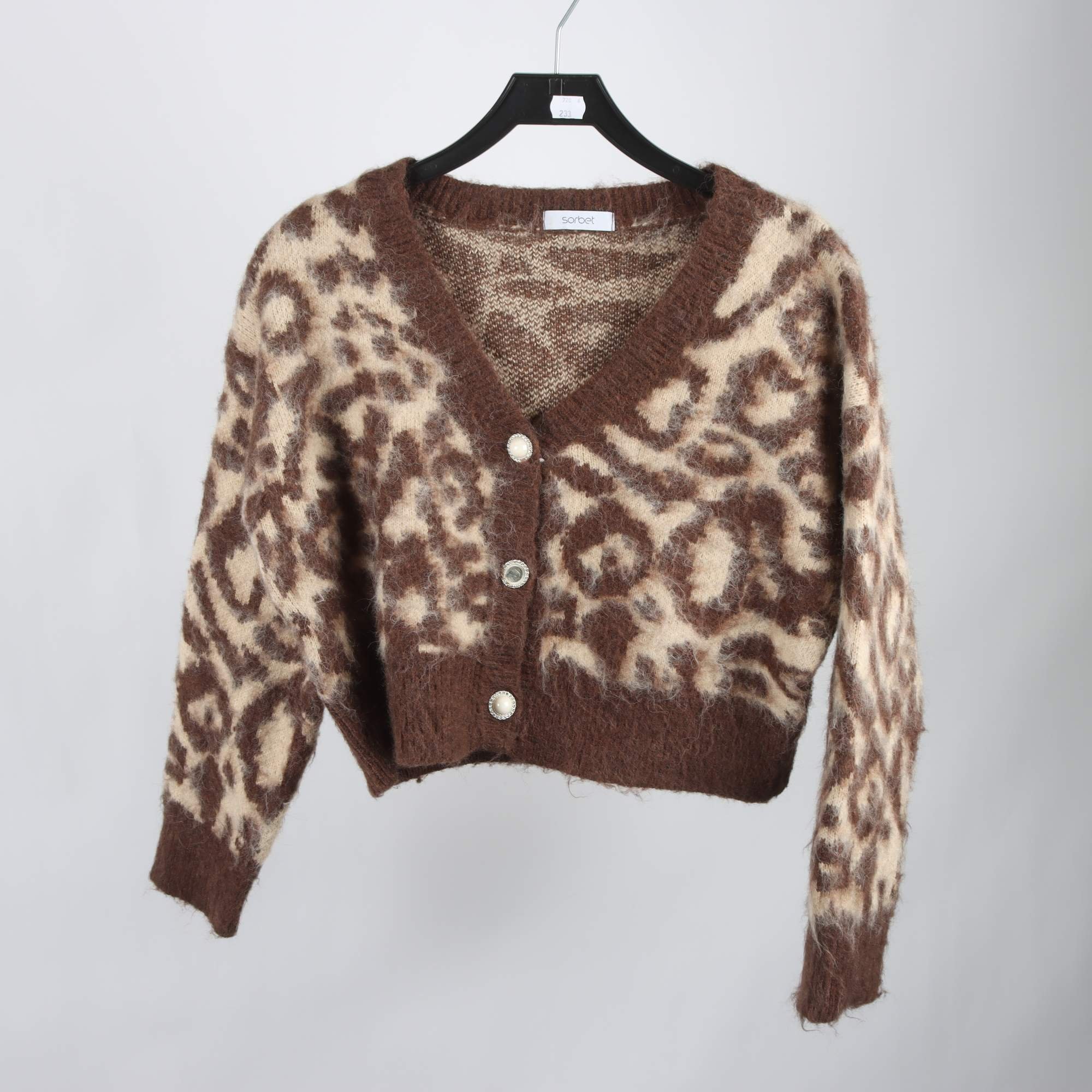 Kofta, Sorbet, brun, beige, stl ca. L