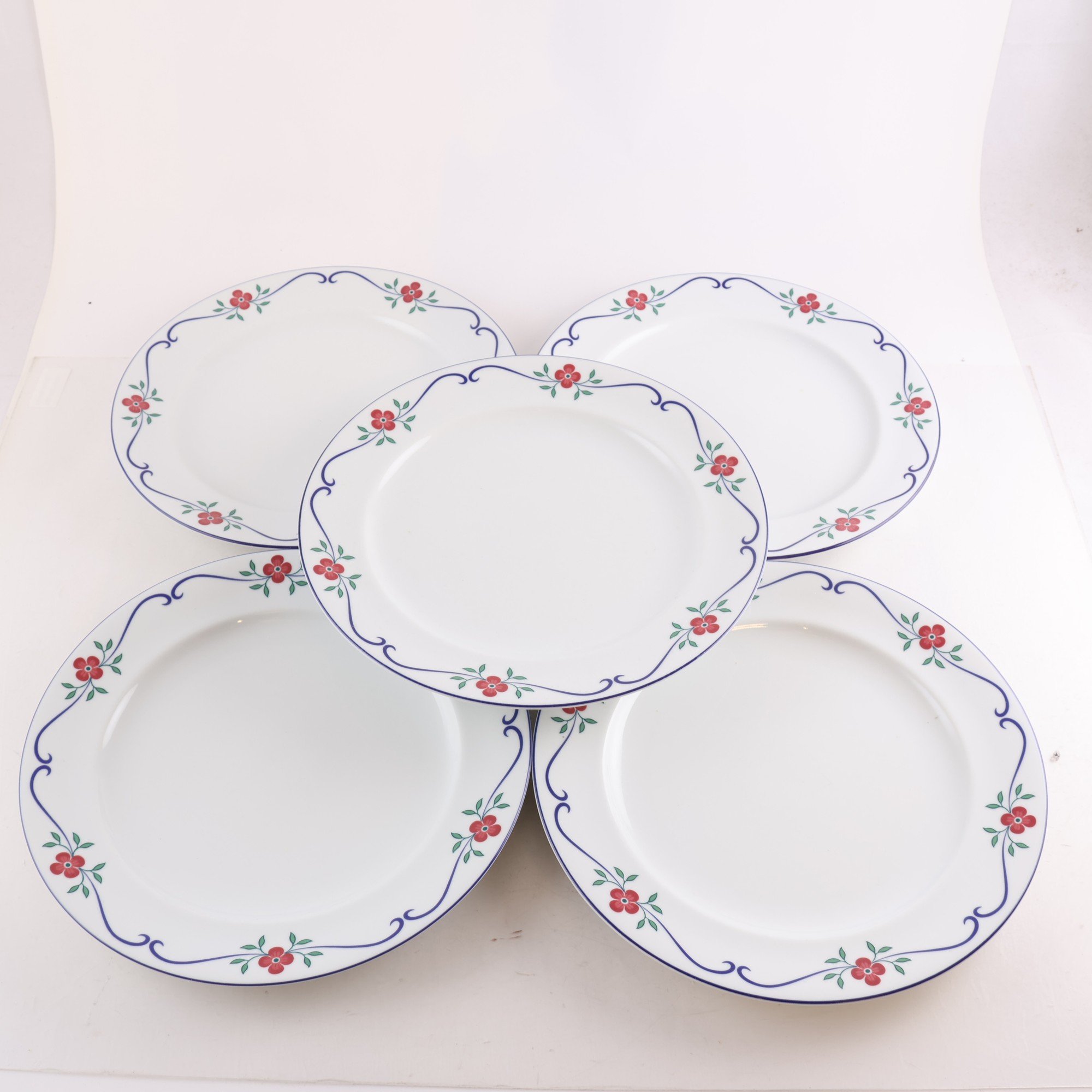 Tallrikar, Rörstrand Sundborn, 5 st. Samfraktas ej