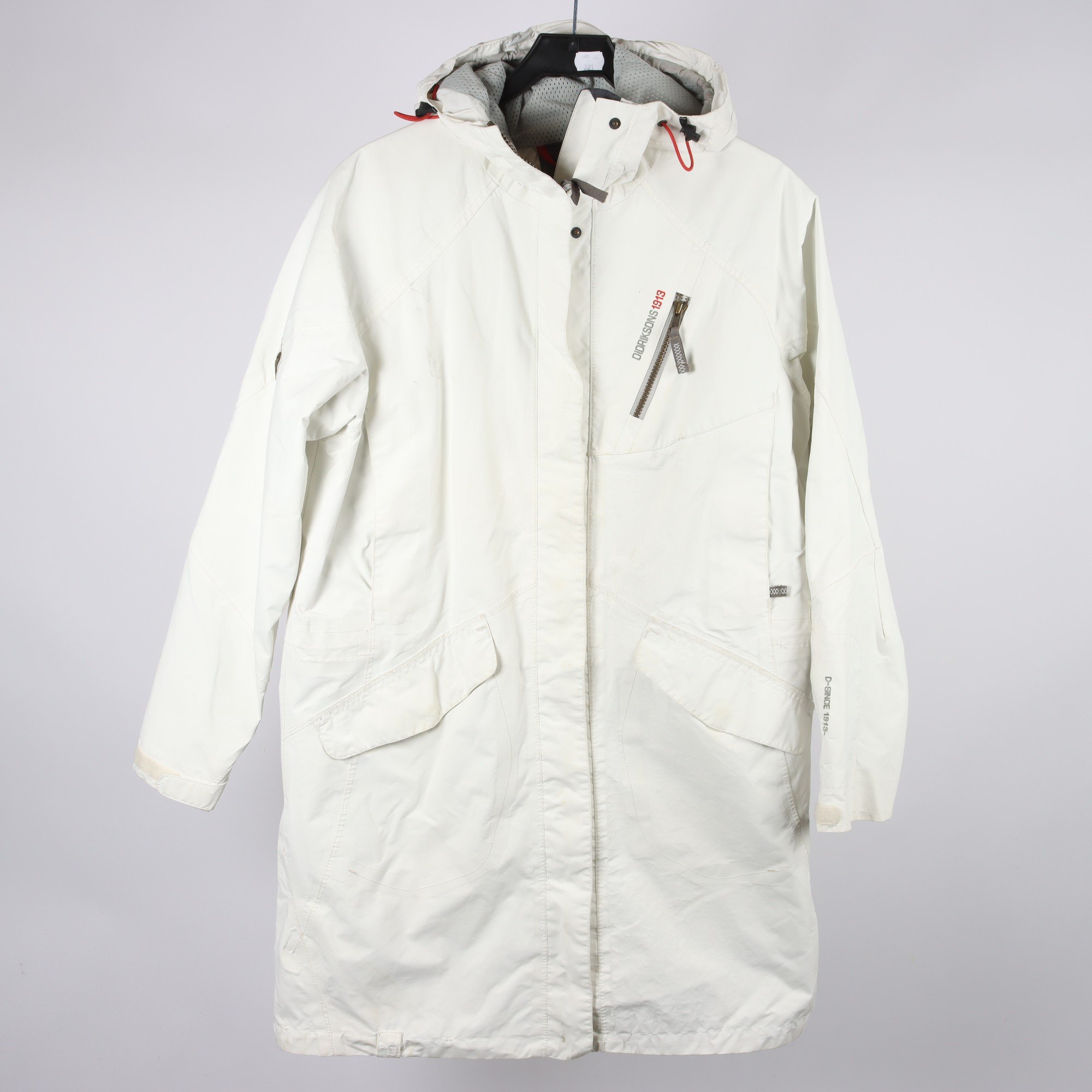 Vindjacka, Didriksons, vit, stl. 42.