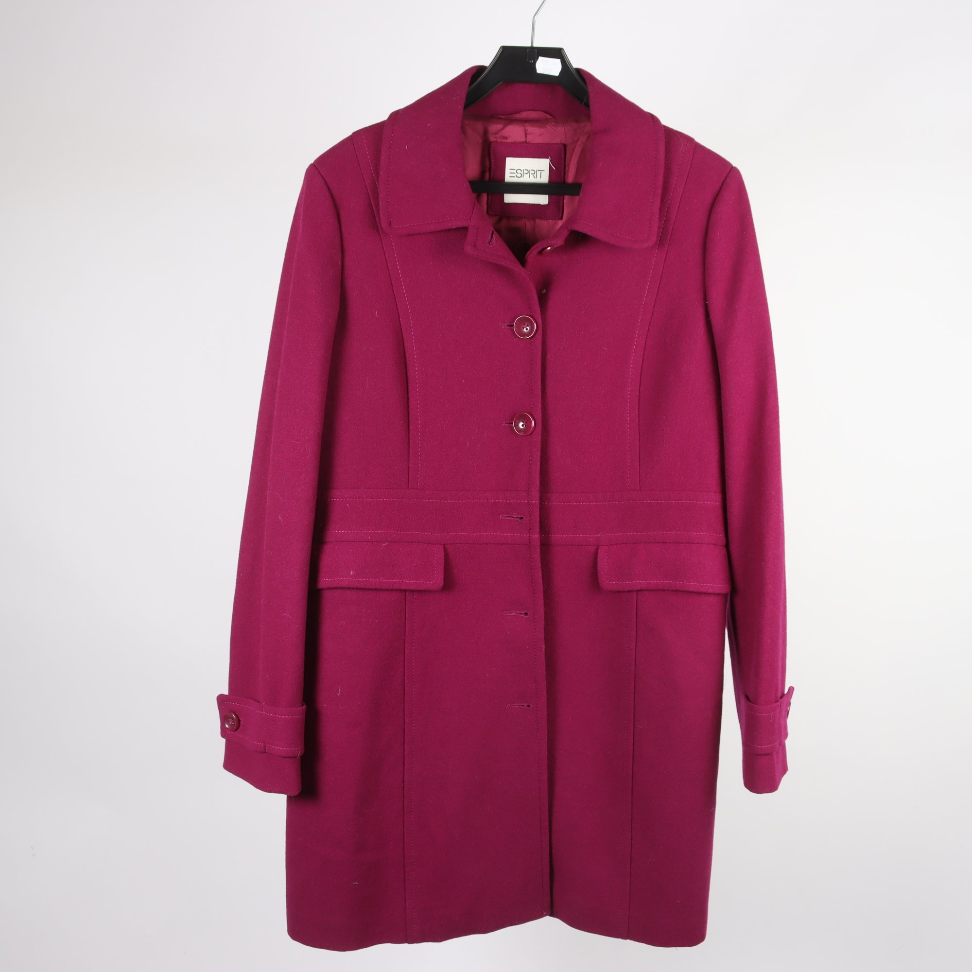 Kappa, Esprit, vinröd, ullmix, stl. 42.