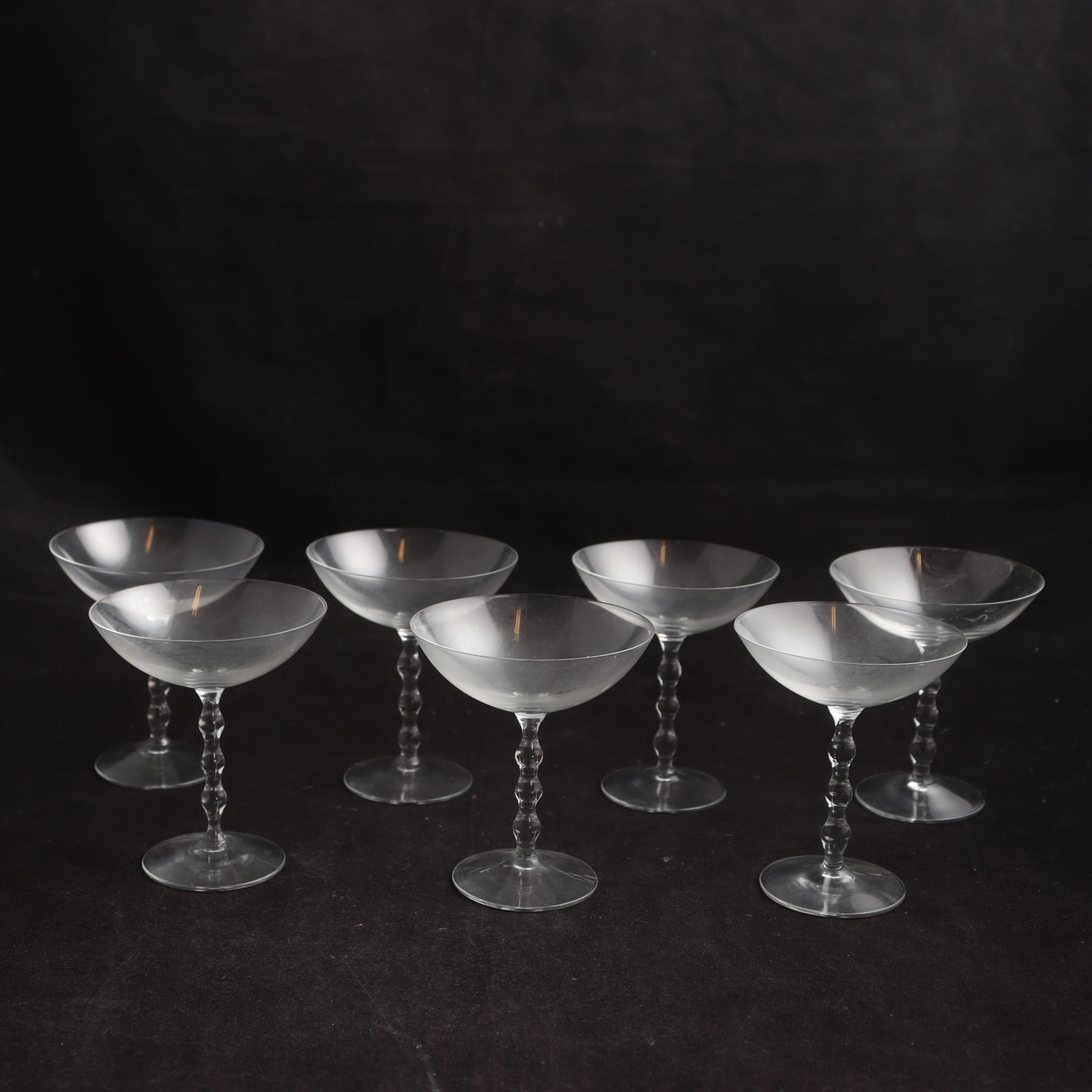 Sherryglas, Stork, Simon Gate, Orrefors, 7 st. Samfraktas ej.