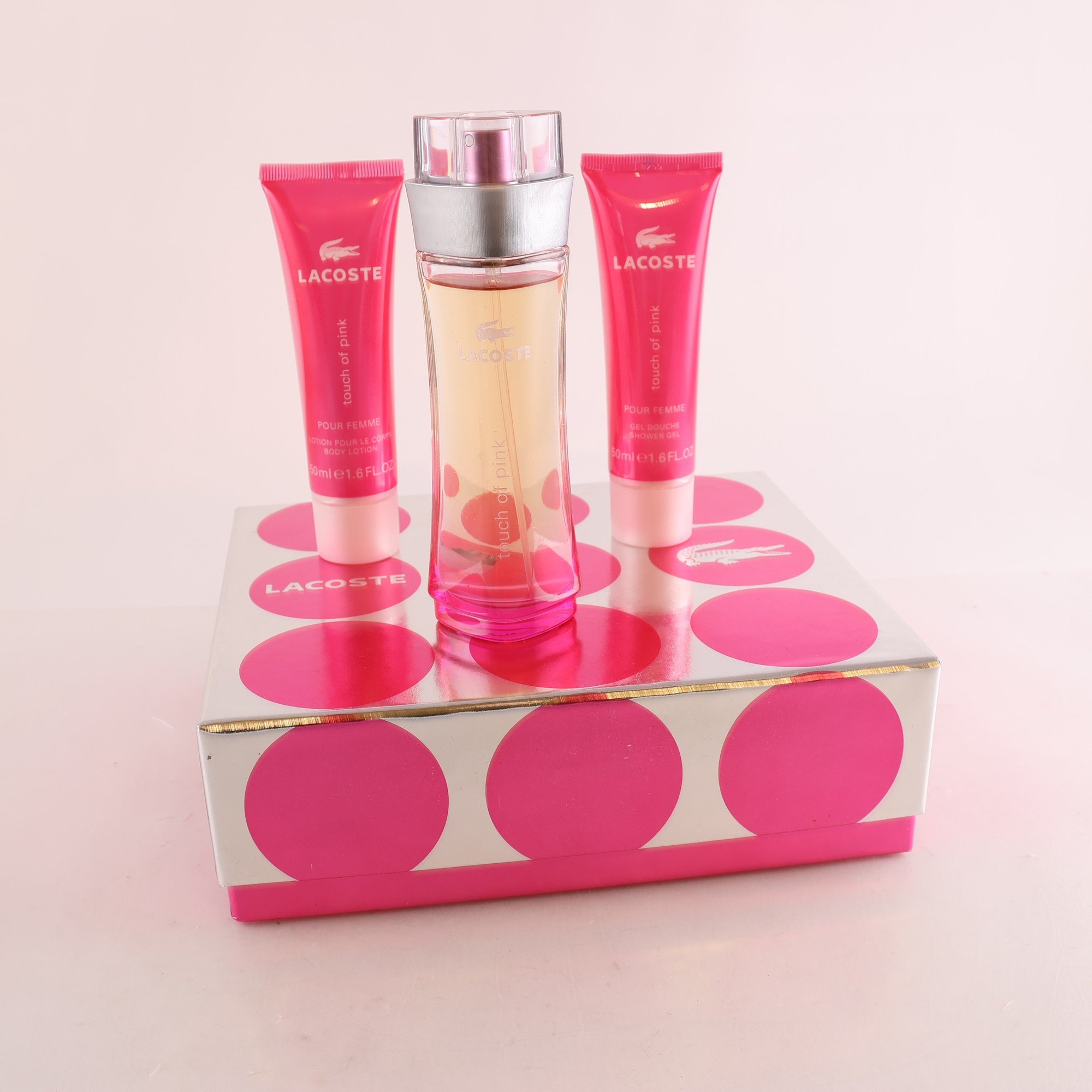 Presentförpackning, Lacoste, touch of pink.