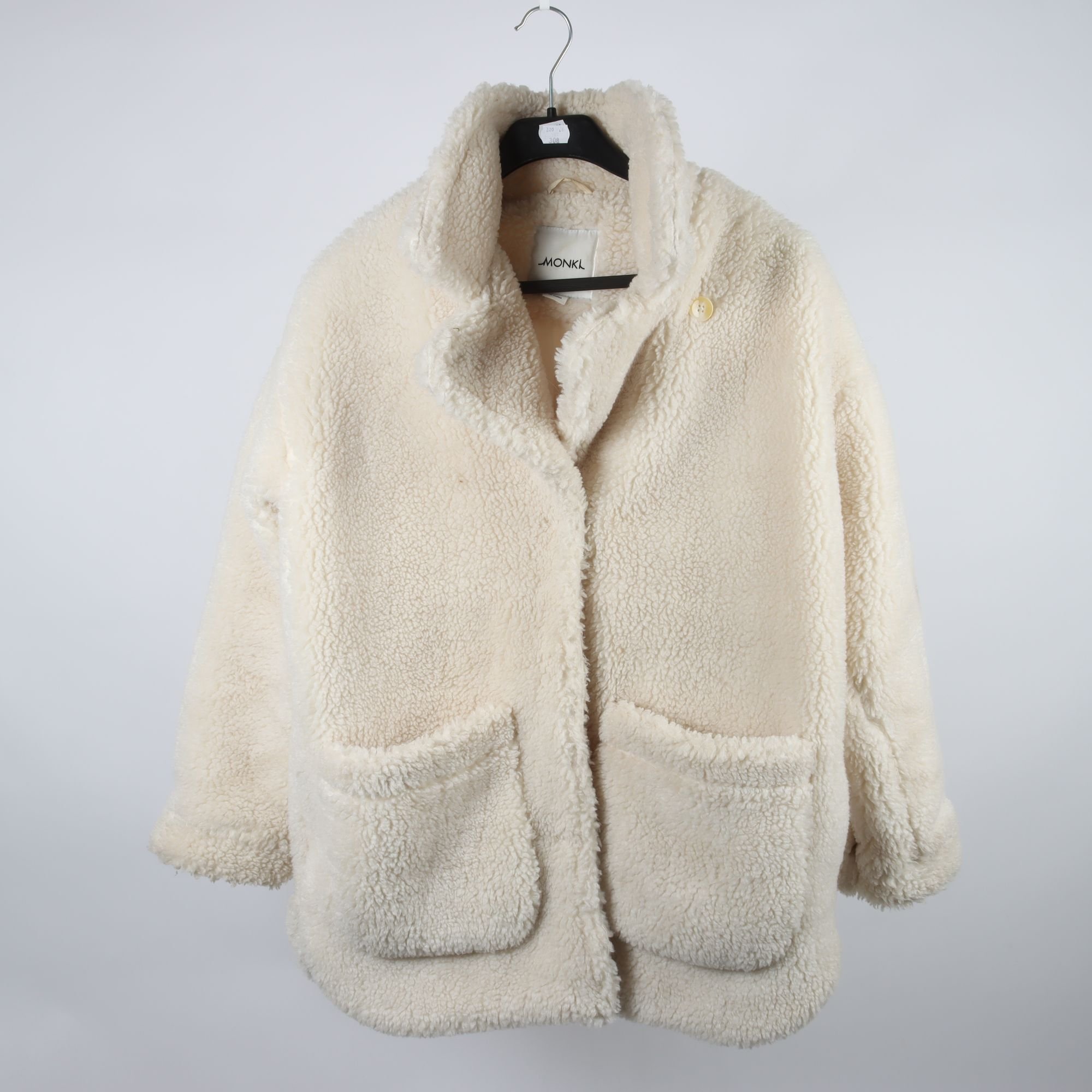 Teddyjacka, Monki, beige, pile, stl. XS.