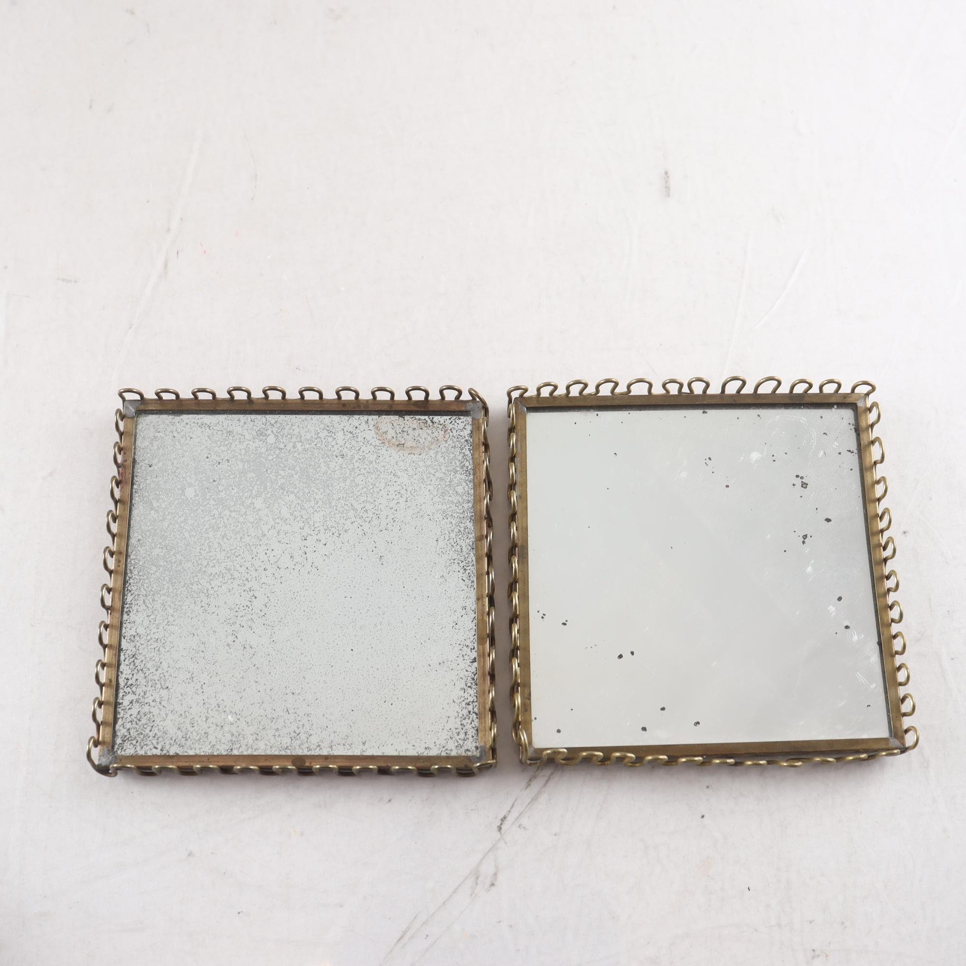 Bordsplateau, mässing, Swedish modern, 1900-talets mitt