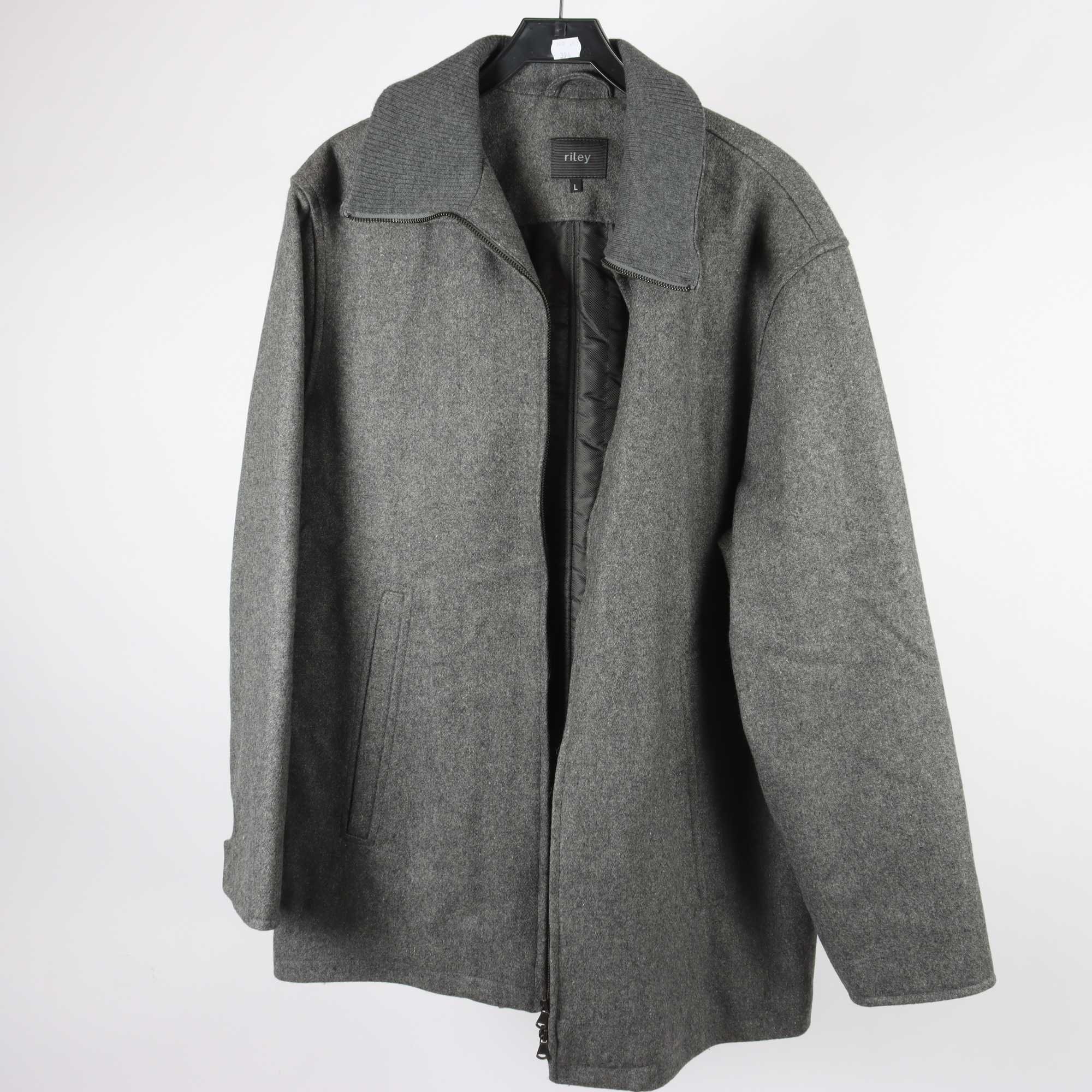 ulljacka, Riley, grå, ullmix, stl. L.