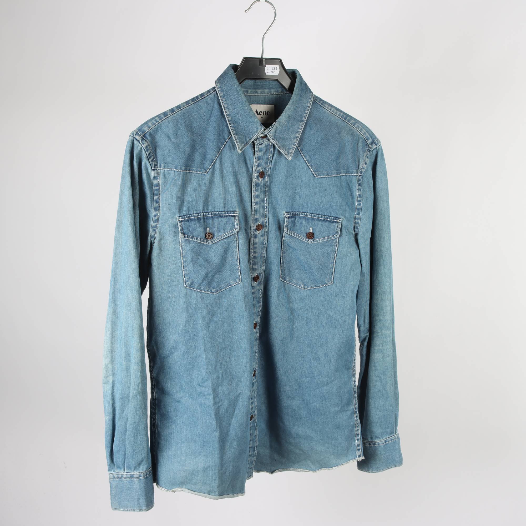 Jeansskjorta, Acne, stl 48