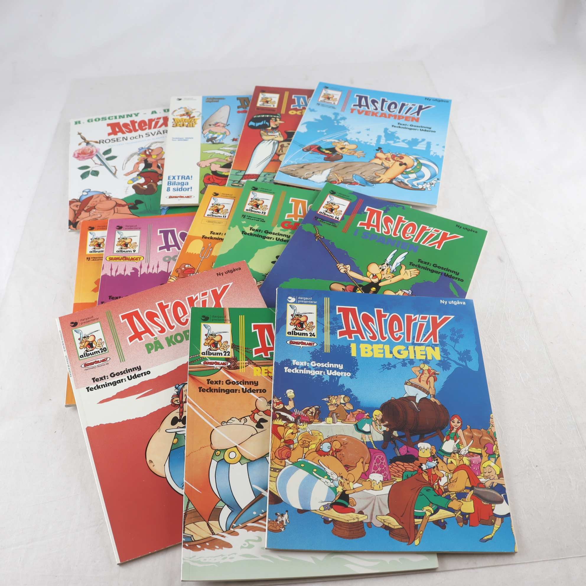 Asterix, paket med 12 album