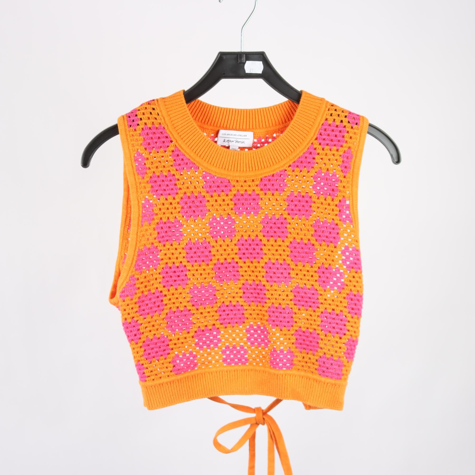 Väst, & Other Stories, orange, rosa, stl. M